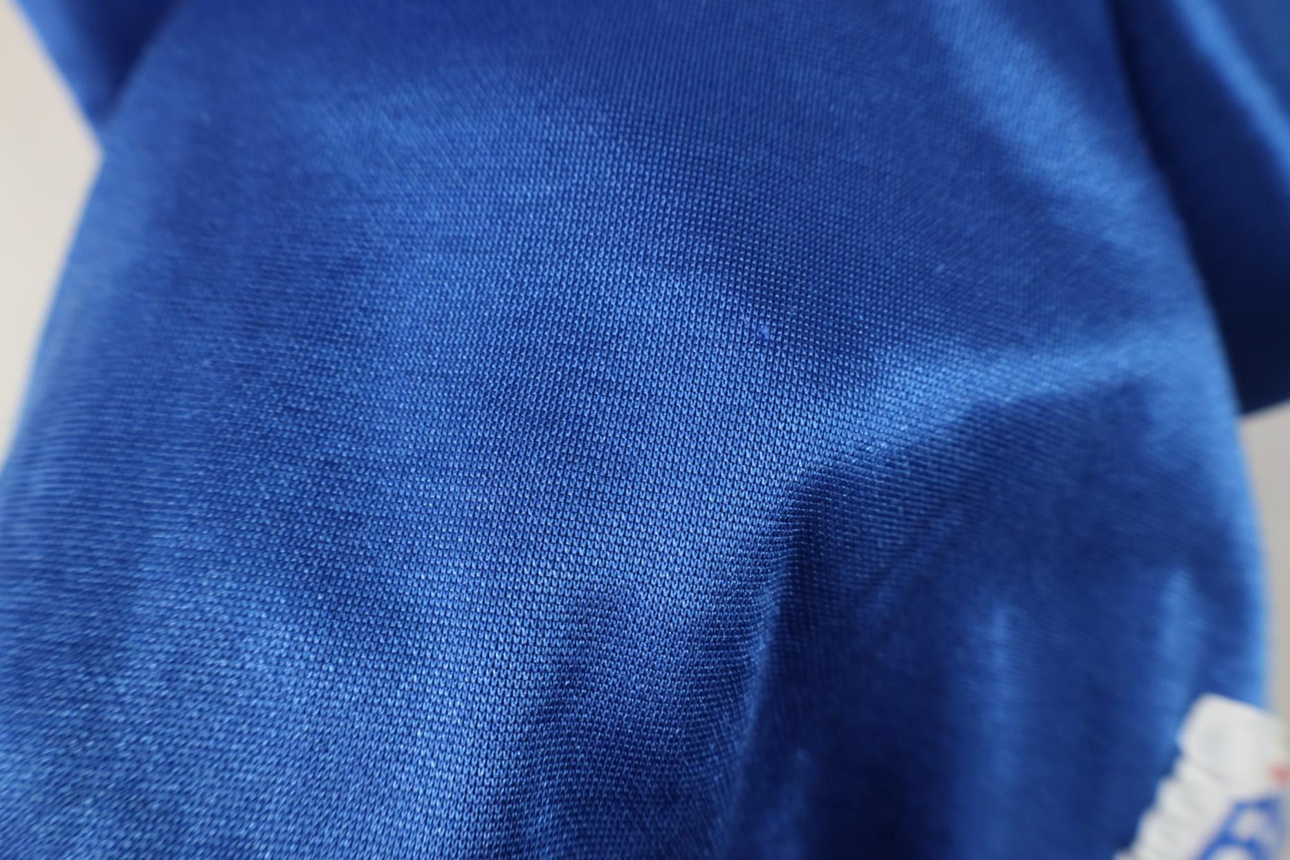 Vintage Vintage 80s 90s Silky Striped Ringer Henley T-Shirt Blue USA Size US L / EU 52-54 / 3 - 7 Thumbnail