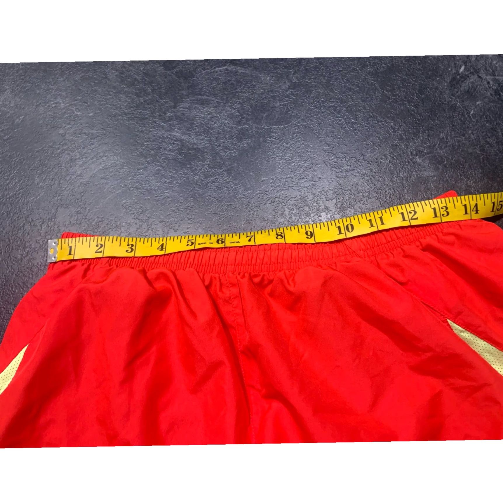 Nike Soft Comfortable Orange Yellow Women's Running Shorts with 3 Inch Inseam Size Medium by Nike Dri Fit Size 42" / US 20 - 4 Thumbnail