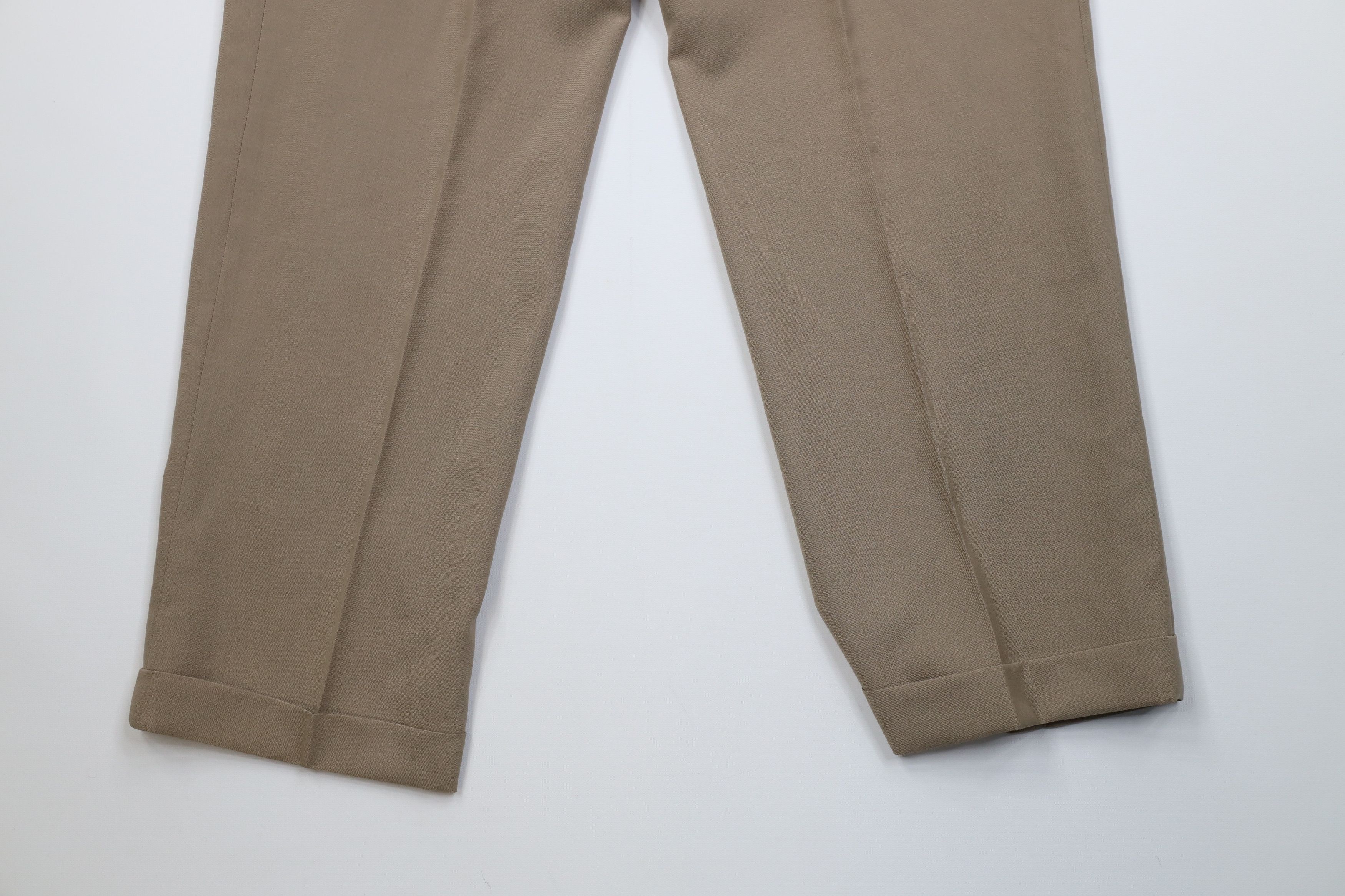 Vintage Vintage 90s Streetwear Gabardine Blend Knit Wide Leg Pants Size US 34 / EU 50 - 16 Thumbnail