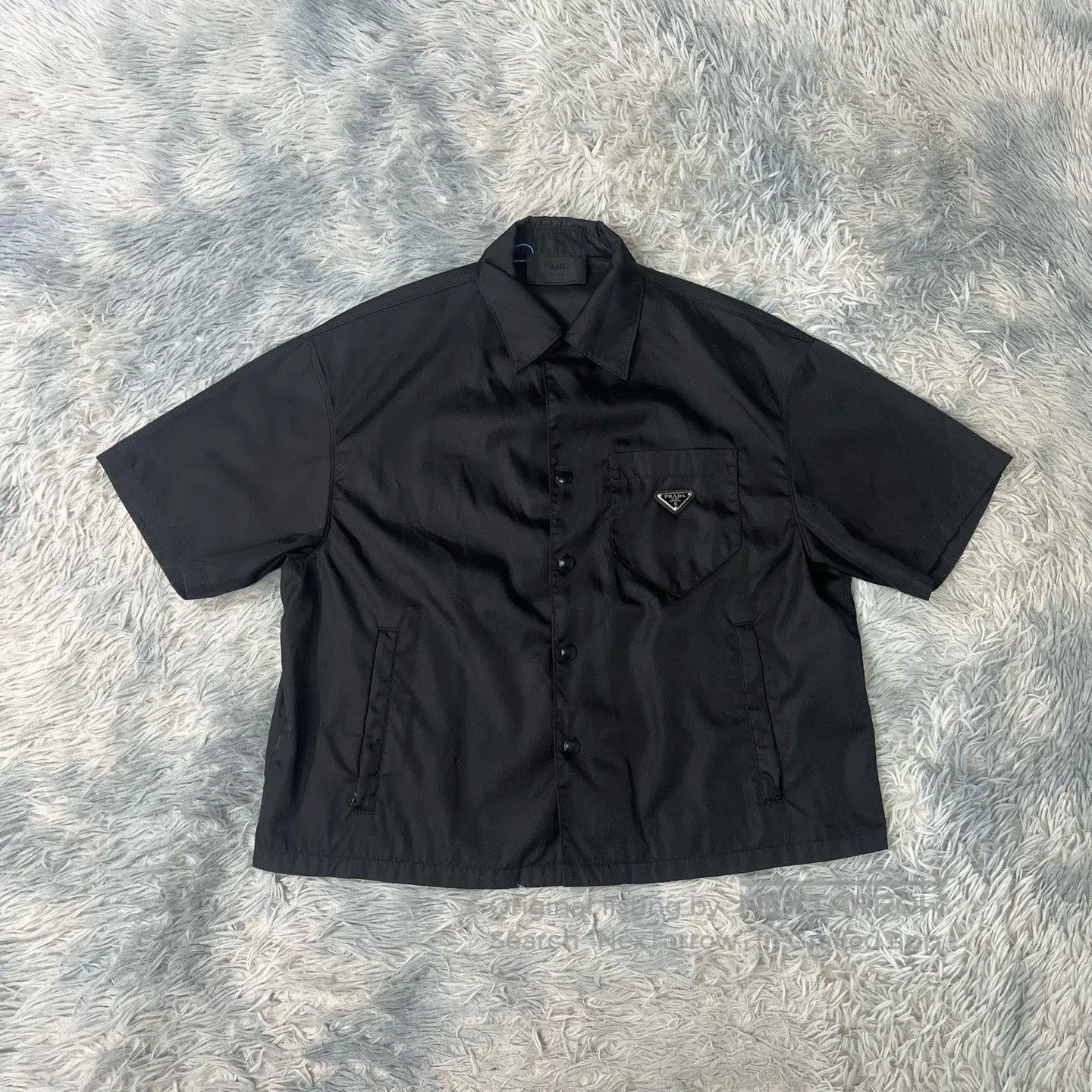 Prada Prada Triangle Logo Short Sleeve Shirt. Size US L / EU 52-54 / 3 - 1 Thumbnail