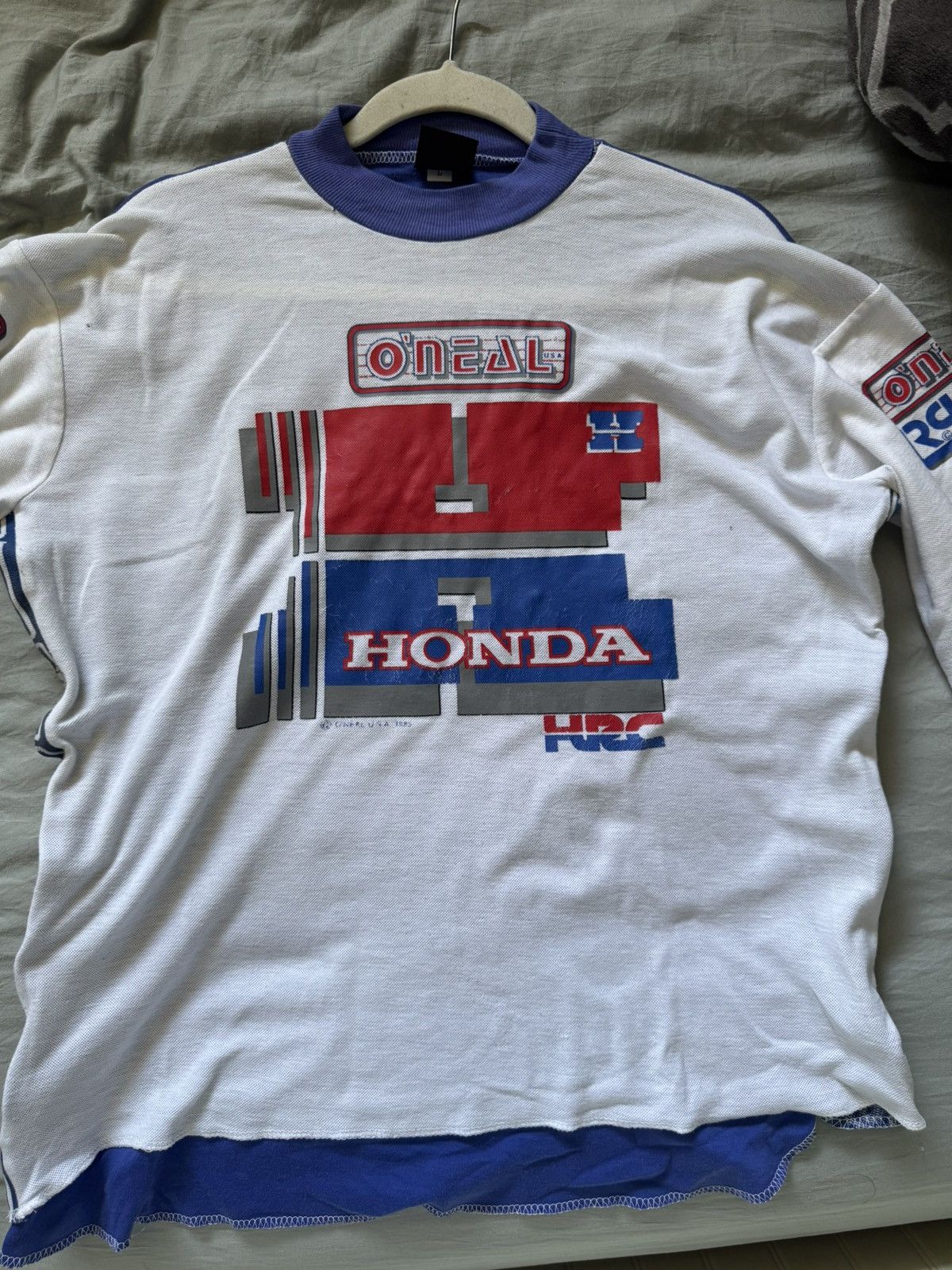 Honda Vintage 1980’s ONEAL HONDA LONG SLEEVE Size US M / EU 48-50 / 2 - 5 Thumbnail