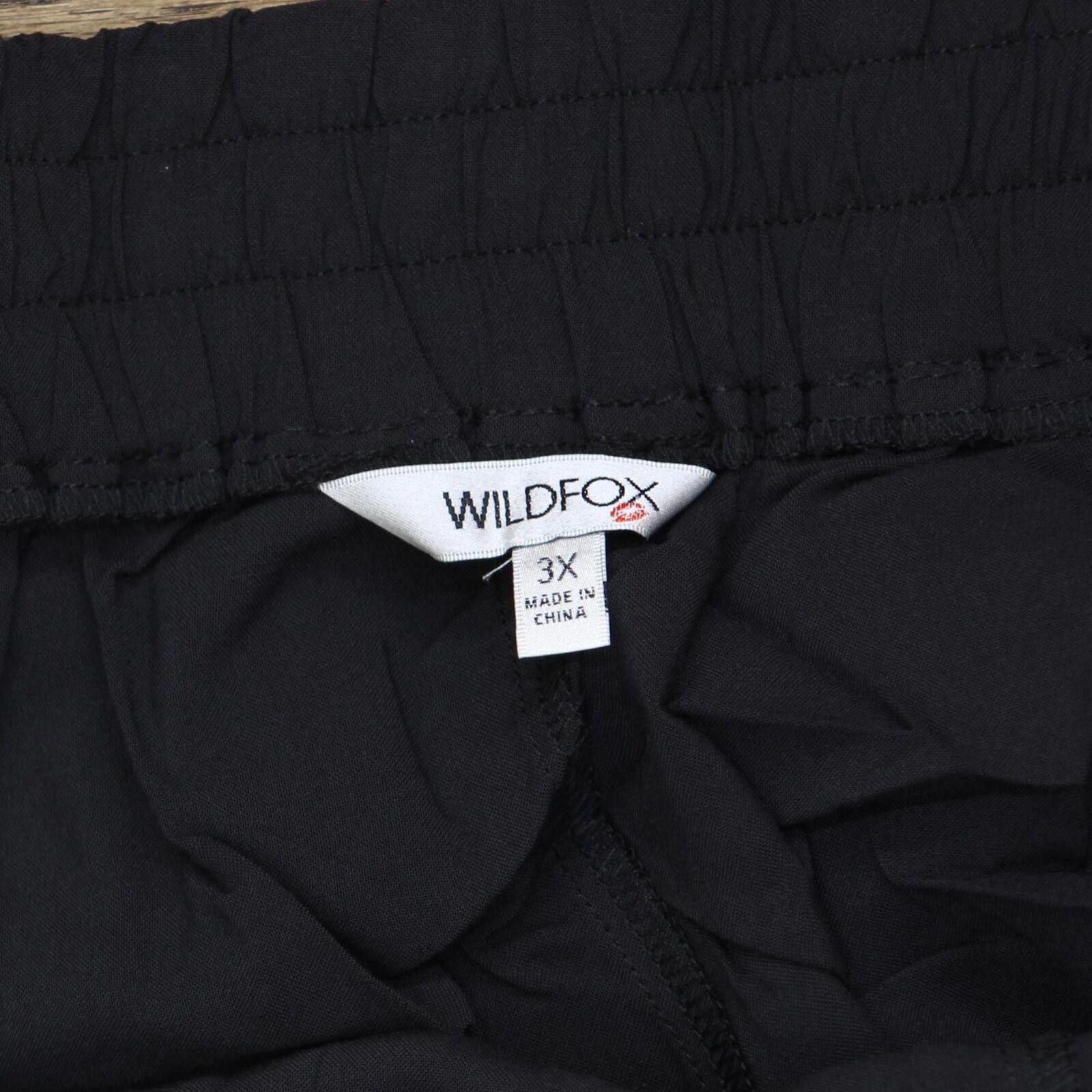 Wildfox NWT Wildfox Lightweight Pull On Shorts 1752037 3X Black Size 42" / US 20 - 4 Thumbnail