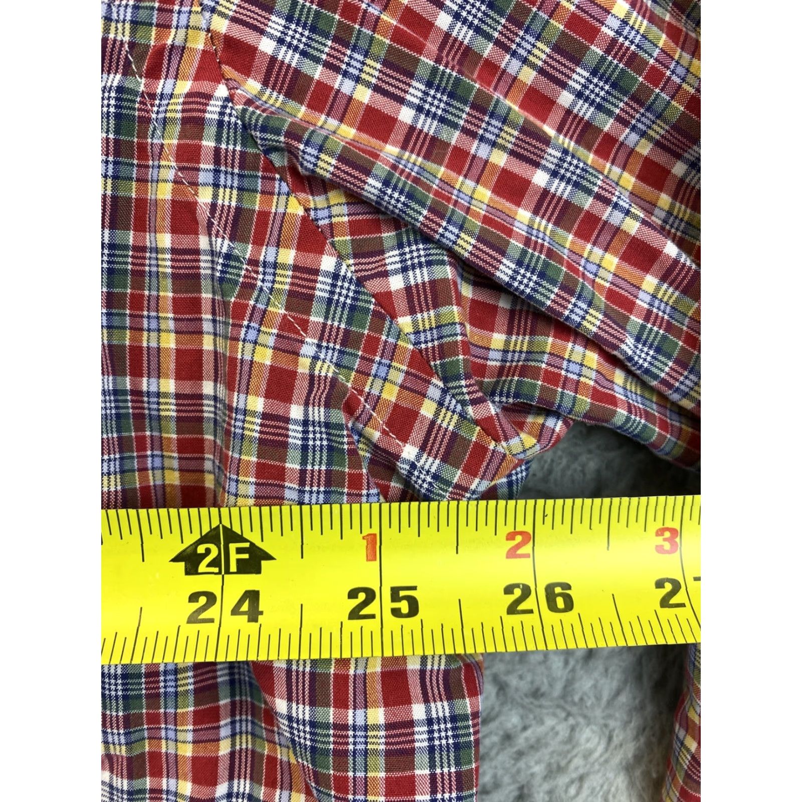 Ralph Lauren VTG Ralph Lauren Button-Up Shirt Multicolor Plaid Men 2XL /24-46 Autumn Casual Classic Fit Long Sleeve Mens Size US XXL / EU 58 / 5 - 6 Thumbnail