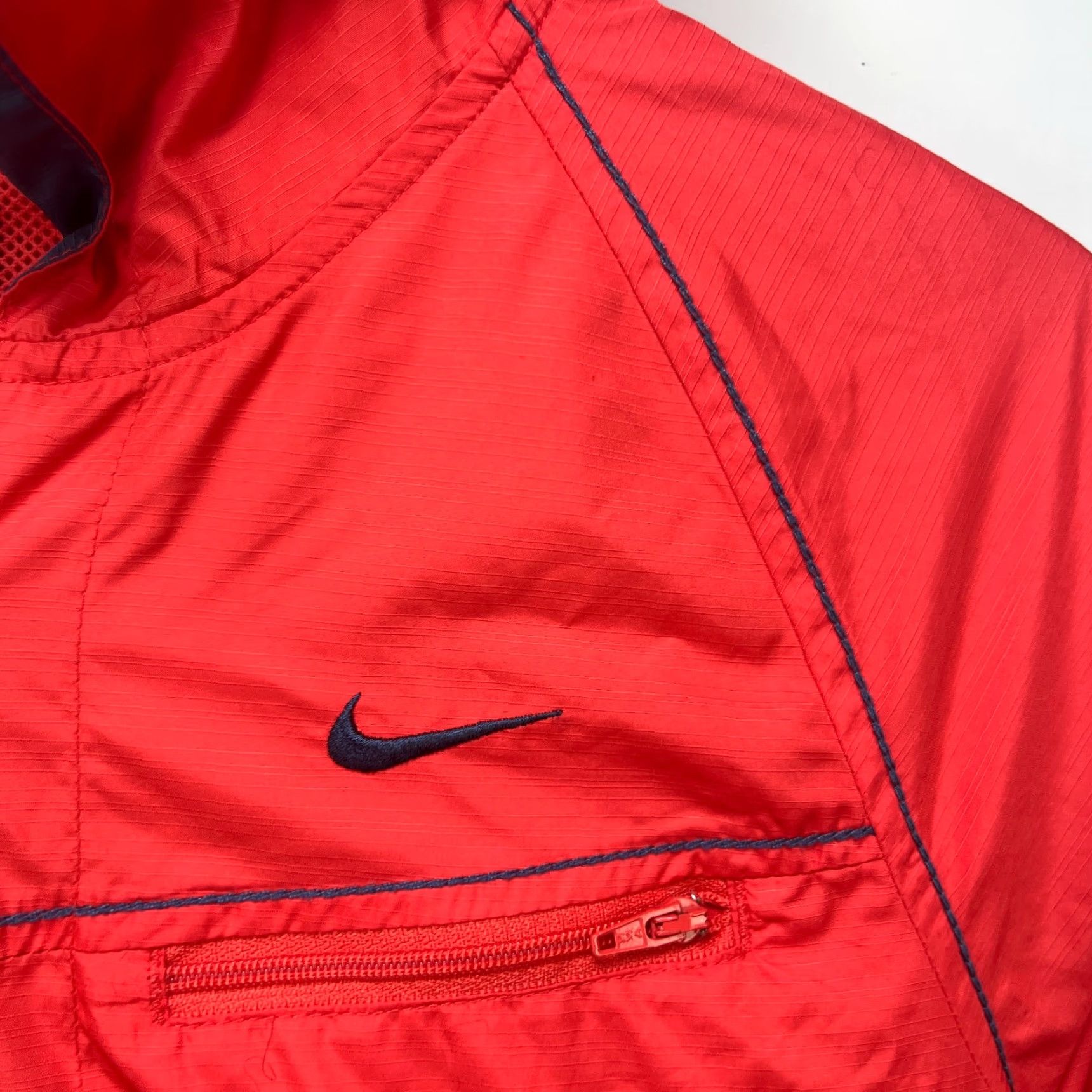 Nike VINTAGE Nike Windbreaker Jacket Swoosh Pink Womens M Size M / US 6-8 / IT 42-44 - 3 Thumbnail