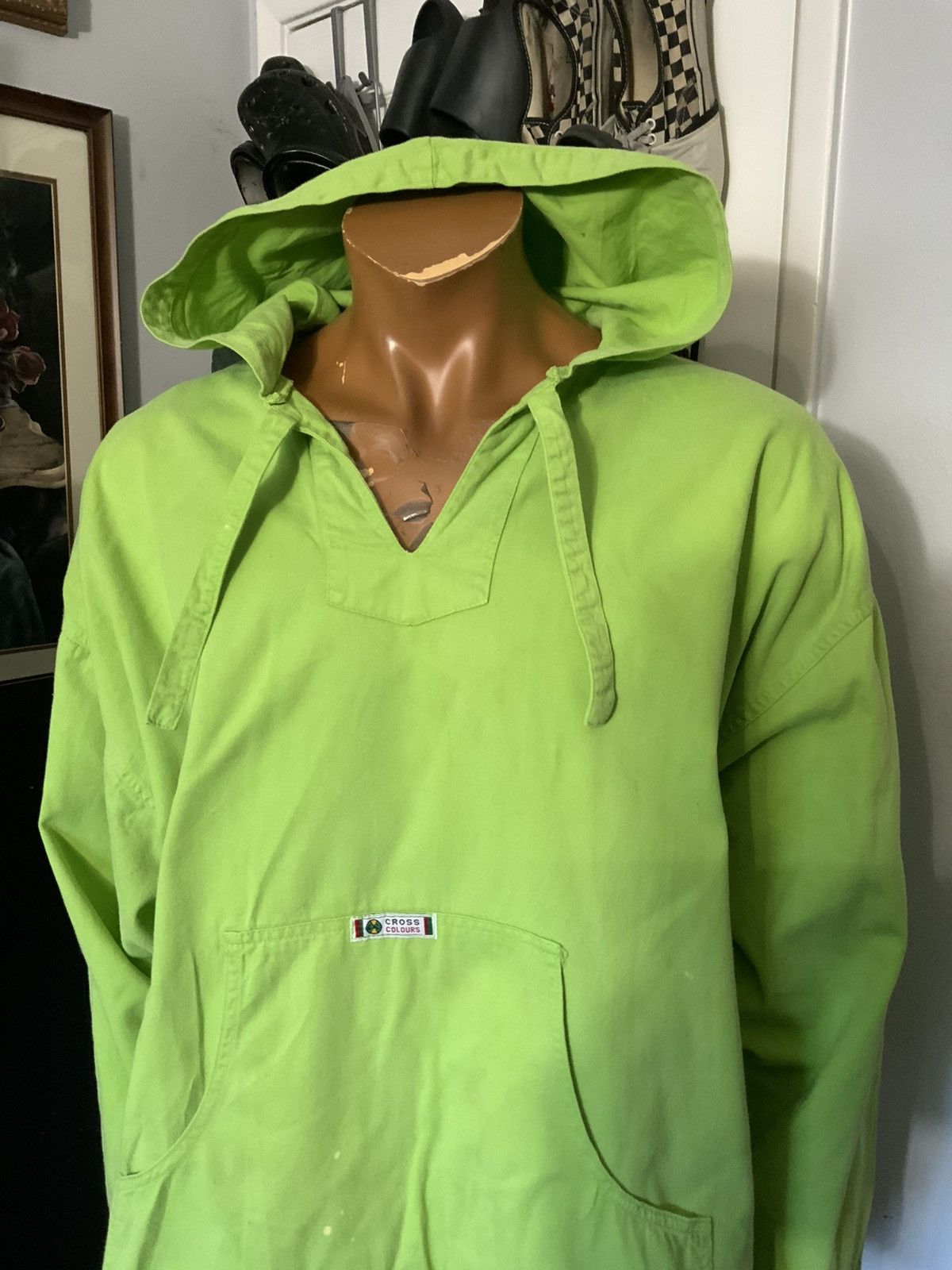 Cross Colours × Vintage Vintage Cross Colours YA Dig Baja Poncho Pullover Hoodie Size US XL / EU 56 / 4 - 11 Thumbnail