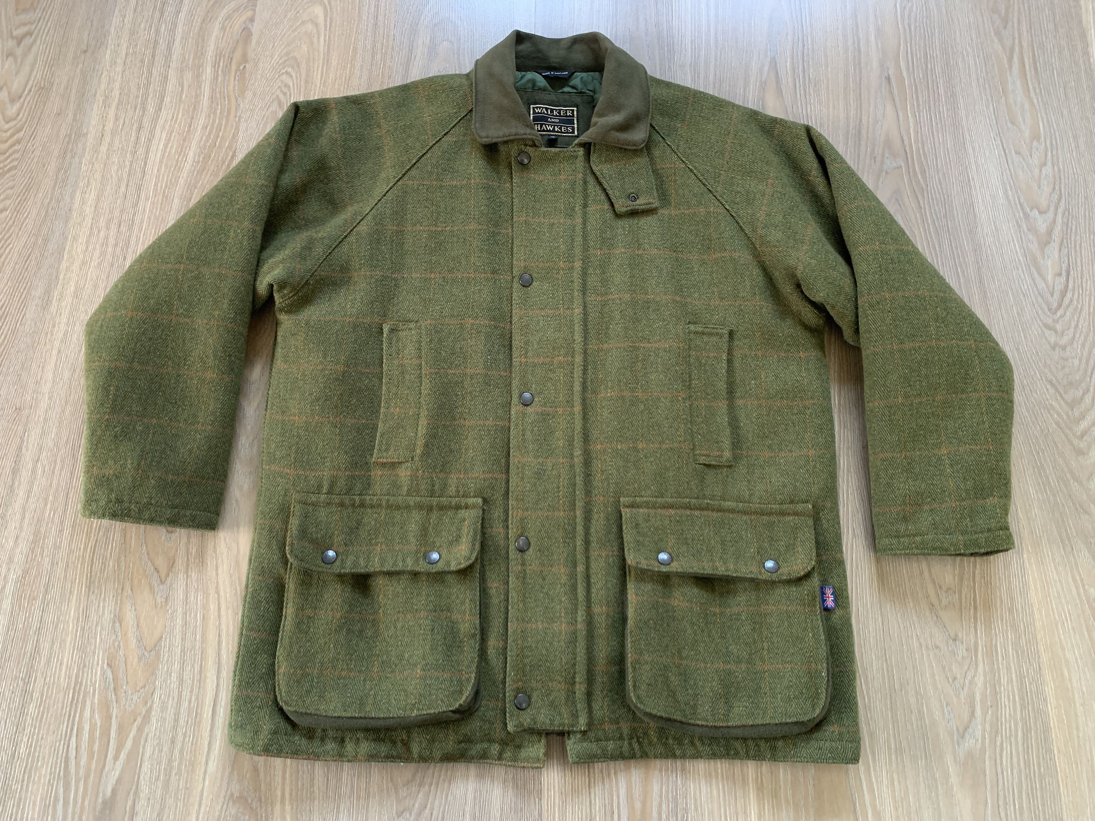 Other Walker and Hawkes Vintage Tweed Wool Hunting Coat Jacket Size US XL / EU 56 / 4 - 2 Thumbnail