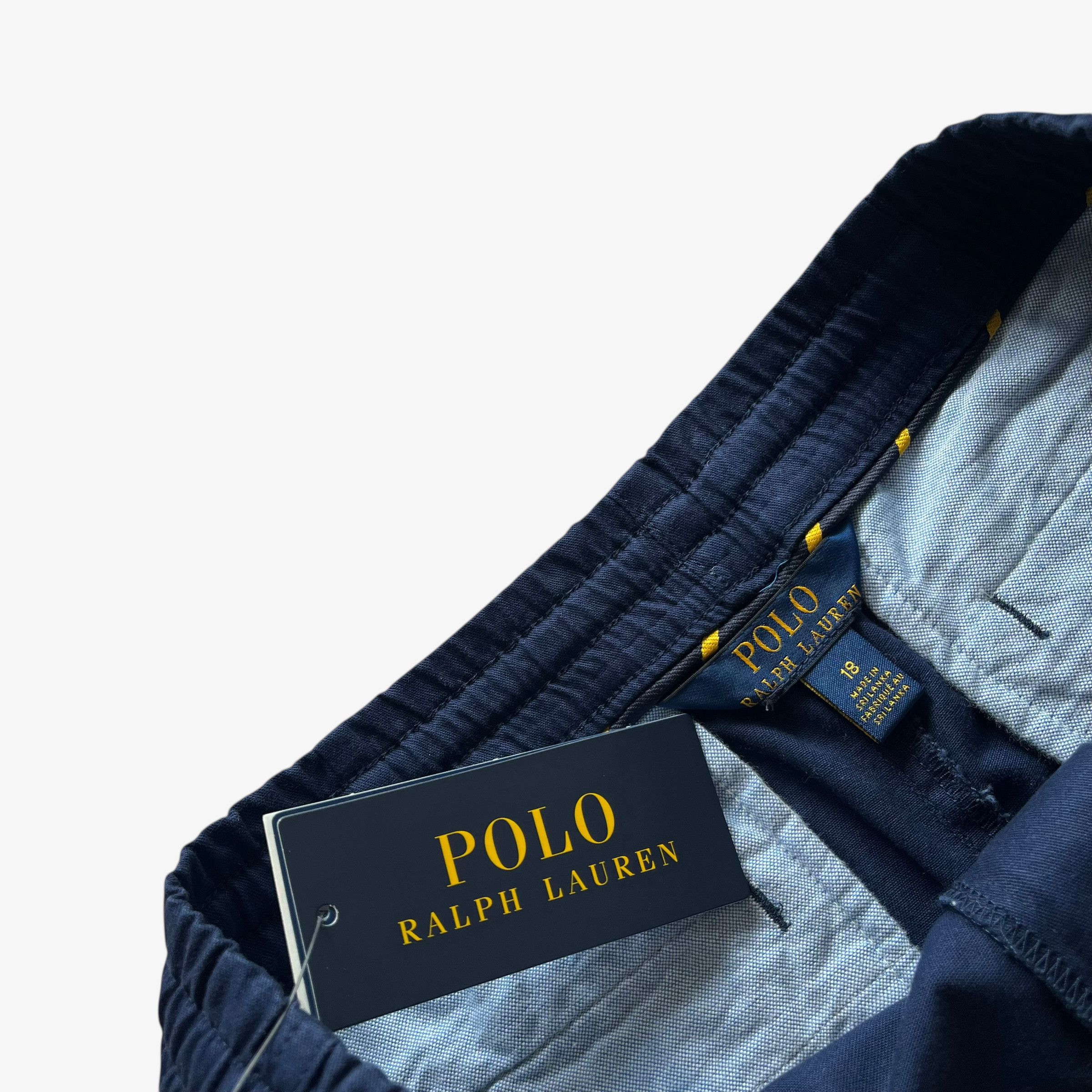 Ralph Lauren Polo Ralph Lauren Bear Navy Chino Shorts BNWT Size US 29 - 7 Thumbnail
