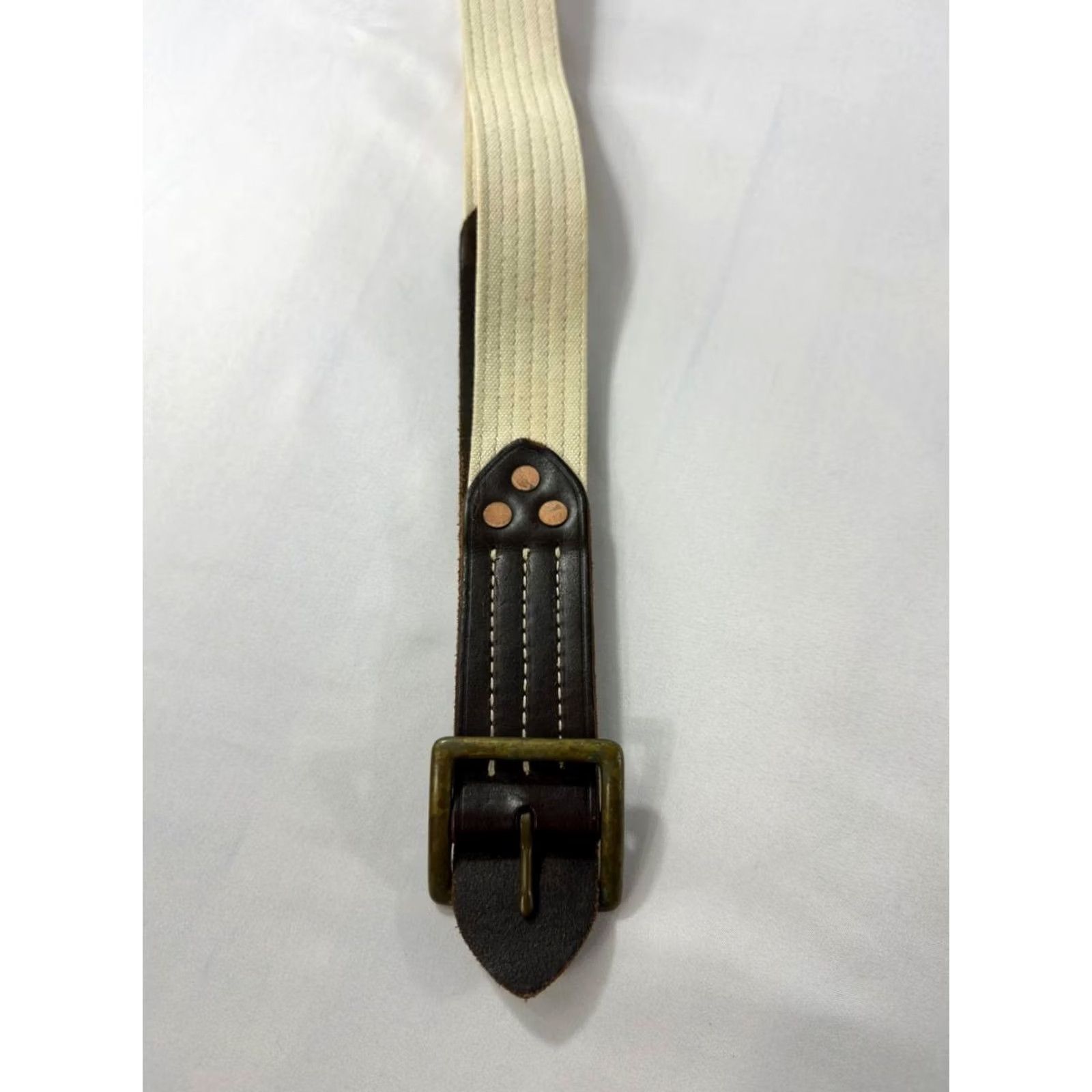 Polo Ralph Lauren Polo Ralph Lauren Belt Men’s Size 36 Brown Leather Stitched Canvas Size US M / EU 48-50 / 2 - 5 Thumbnail
