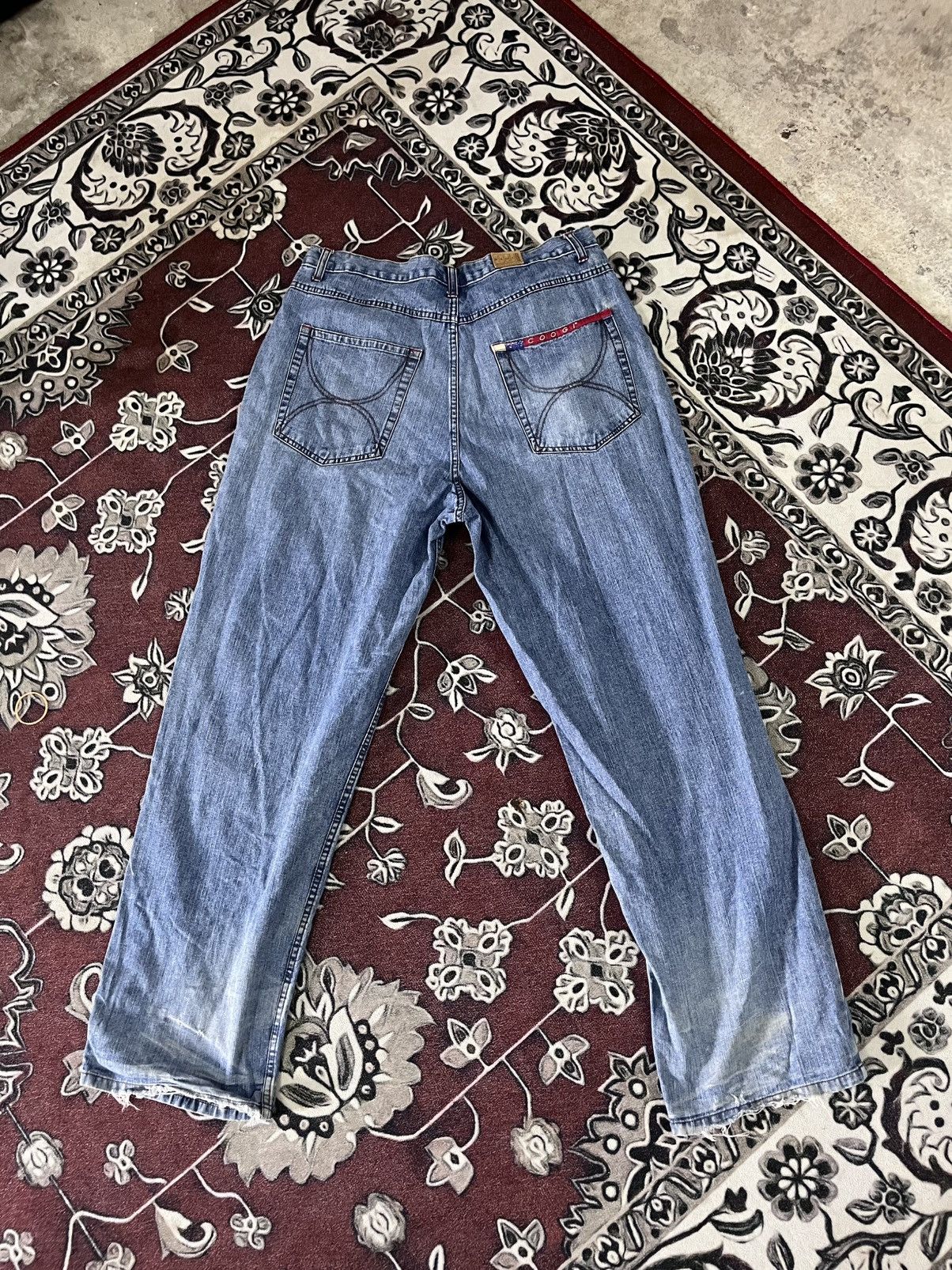 Coogi × Vintage COOGI BLUE DENIM Y2K BAGGYJEANS Size US 36 / EU 52 - 1 Thumbnail