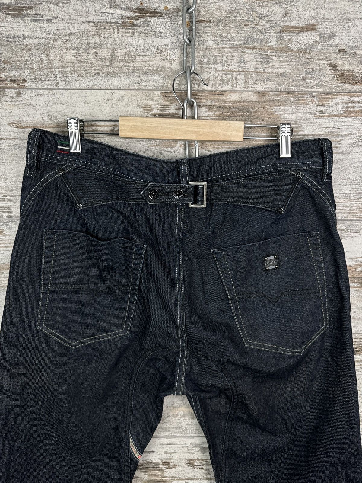 Diesel Mens Vintage Diesel pheyo denim short pants jeans Size US 33 - 8 Thumbnail
