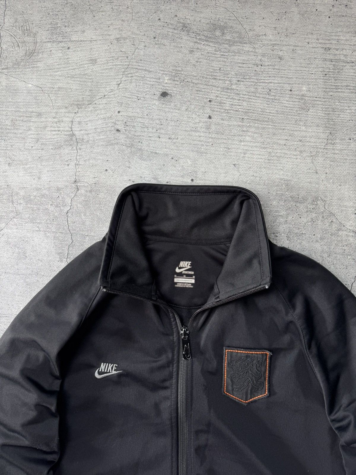 Nike Vintage Nike Netherlands Soccer Track Jacket Y2K Hype Size M / US 6-8 / IT 42-44 - 2 Thumbnail