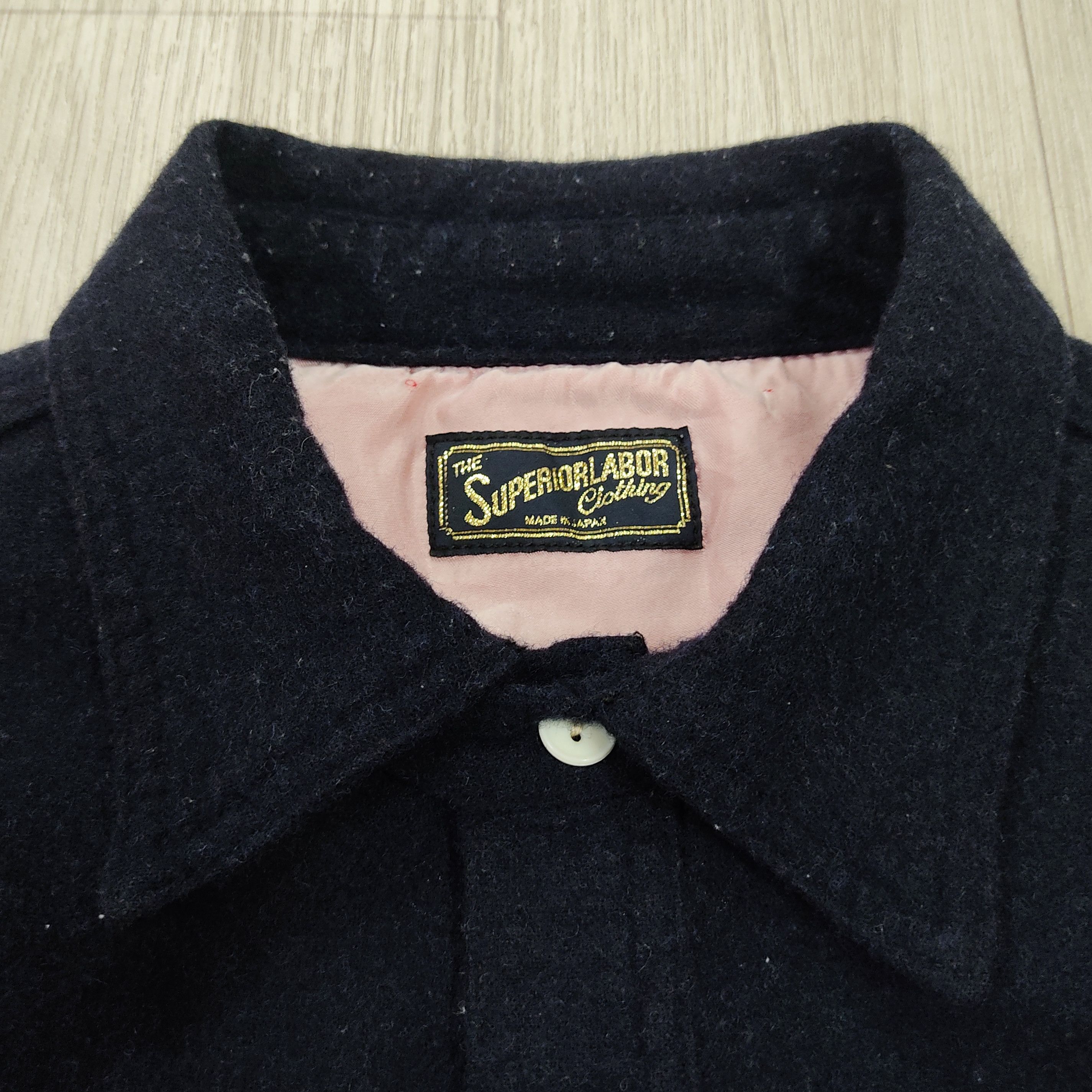 The Superior Labor The Superior Labor Wool Nylon Light Shirt Jacket Size US M / EU 48-50 / 2 - 7 Thumbnail