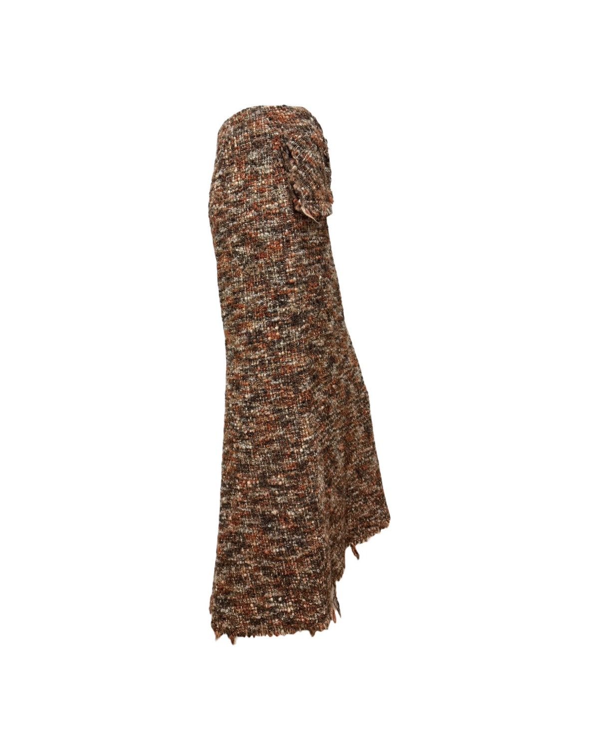 Junya Watanabe JUNYA WATANABE Tweed Maxi Skirt with Frayed Hem Size 27" / US 4 / IT 40 - 3 Thumbnail