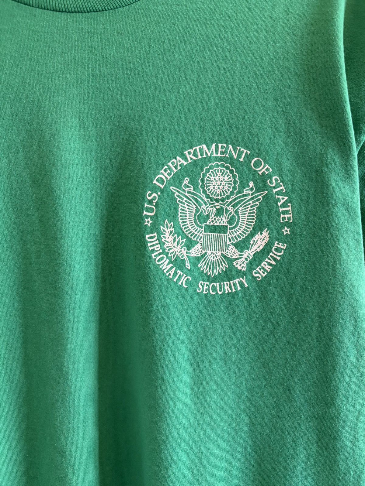 Vintage Vintage 90s U.S. State Dept. Diplomat Security Employee Tee Size US XL / EU 56 / 4 - 2 Thumbnail