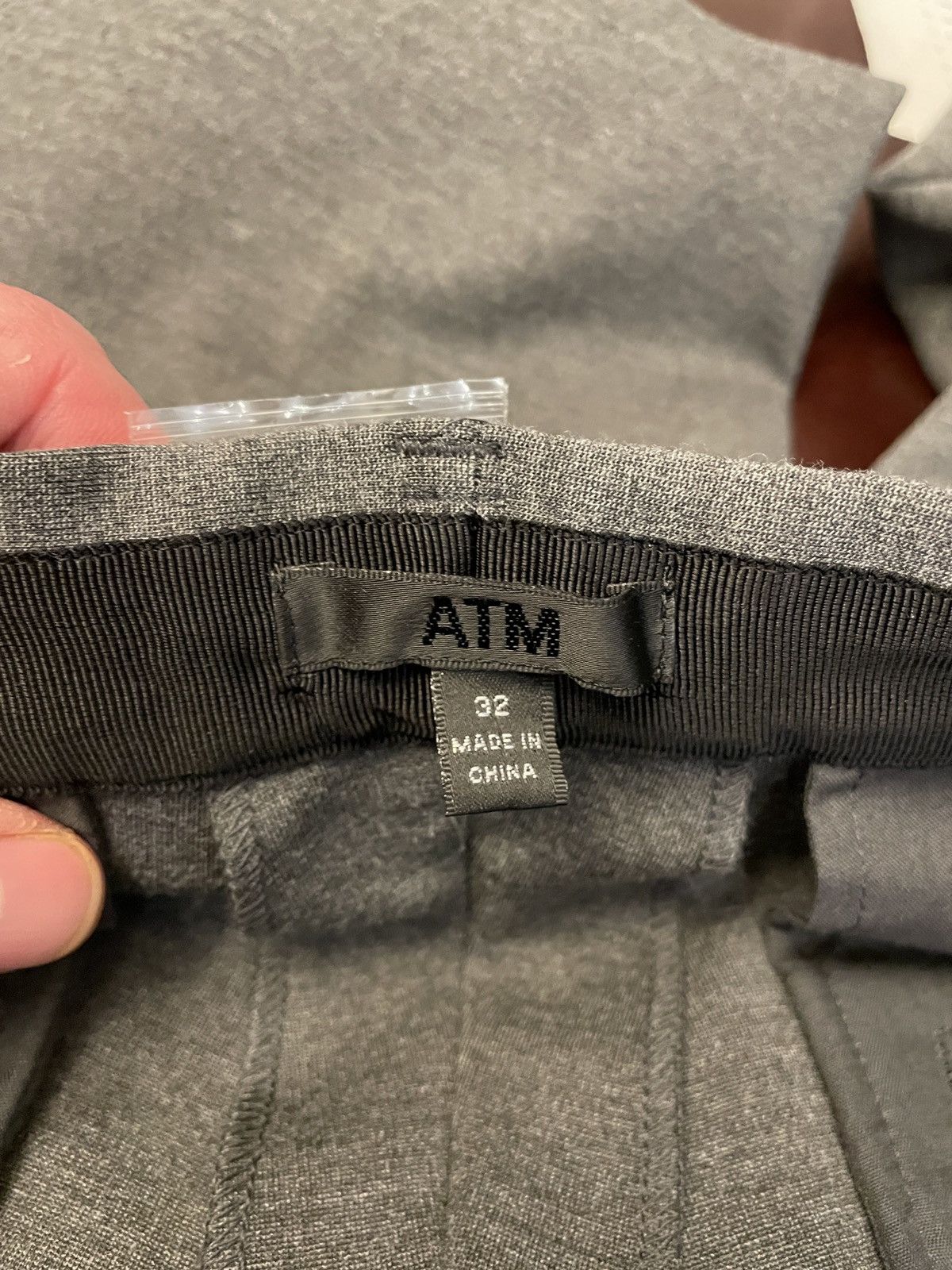 ATM Anthony Thomas Melillo ATM ANTHONY THOMAS MELILLO Stretchy Slim Dress Pants 32 Size US 32 / EU 48 - 3 Thumbnail