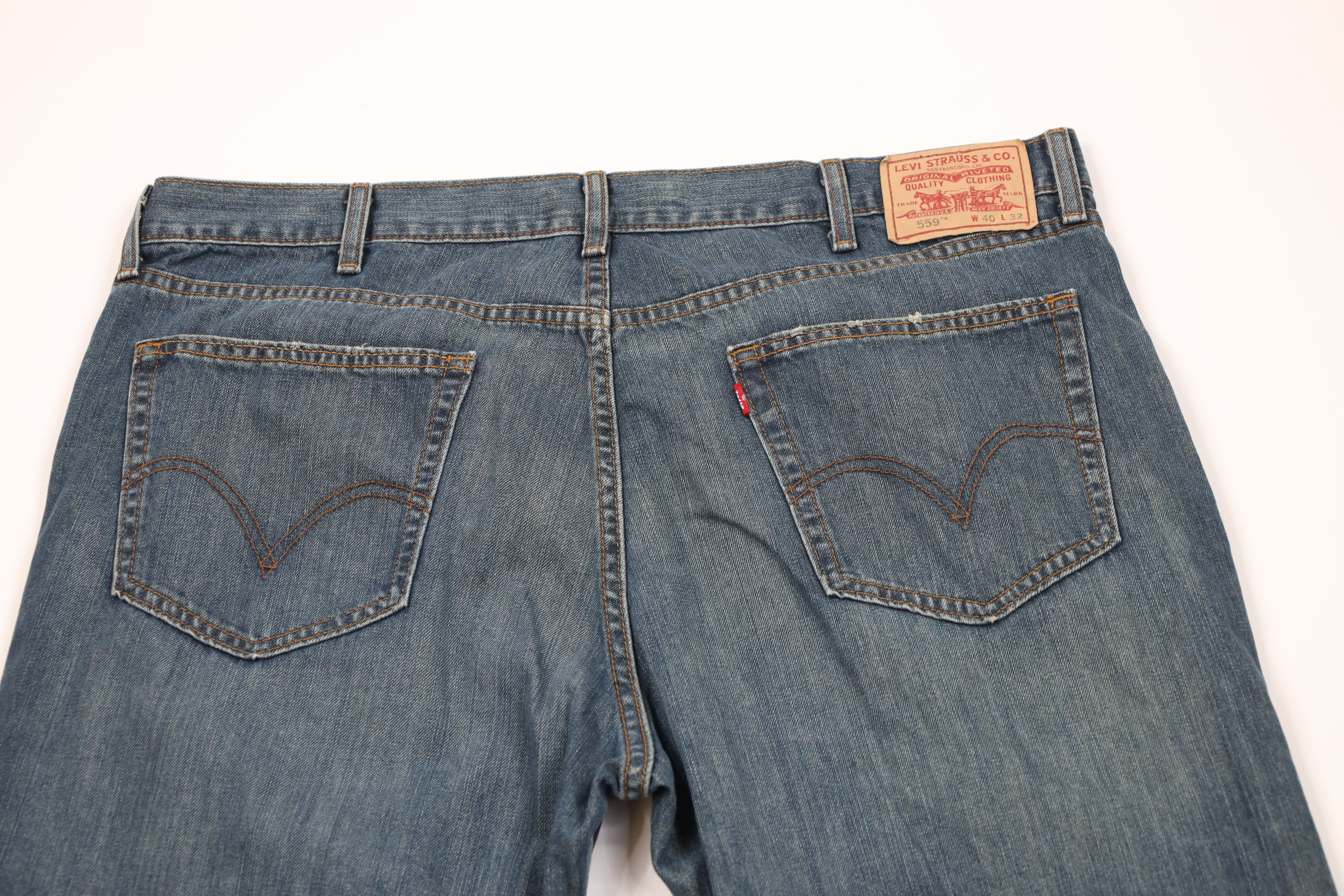 Levi's Vintage Y2K Levis 569 Relaxed Straight Wide Leg Denim Jeans Size US 40 / EU 56 - 11 Thumbnail