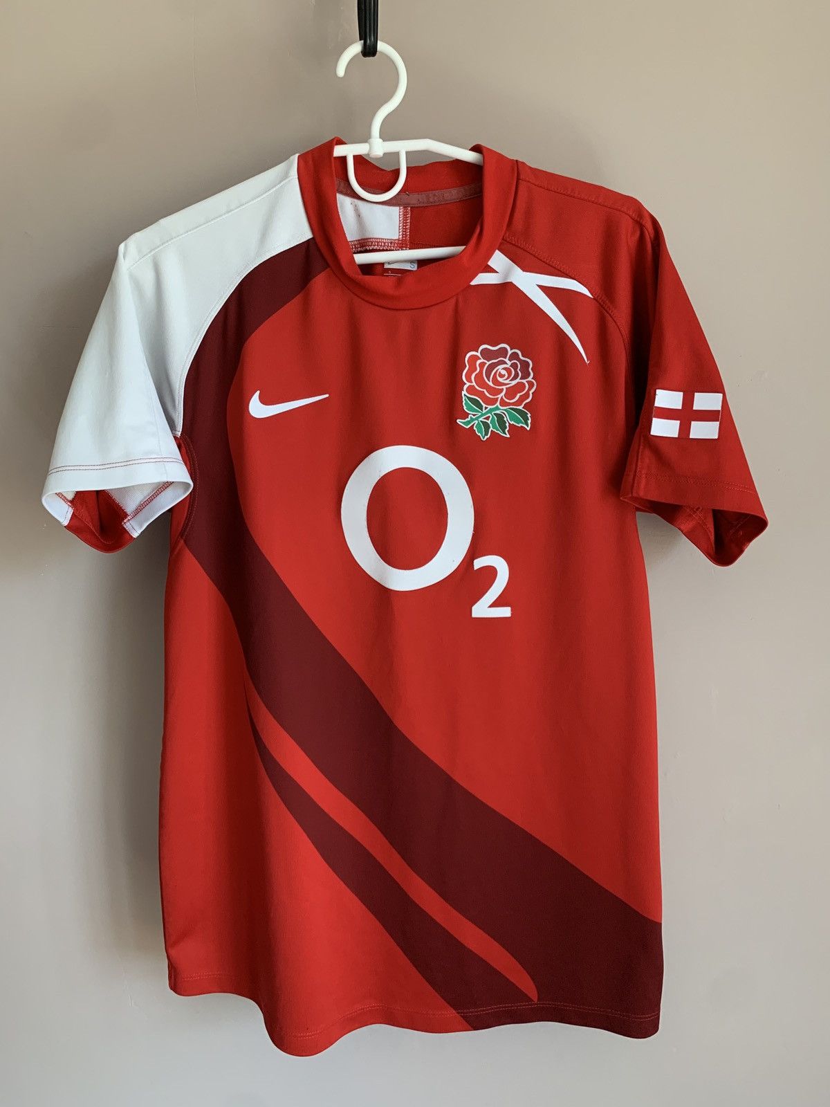 Nike England 2007 Away Rugby Union Shirt Nike Vintage Jersey Sz S Size US S / EU 44-46 / 1 - 1 Thumbnail