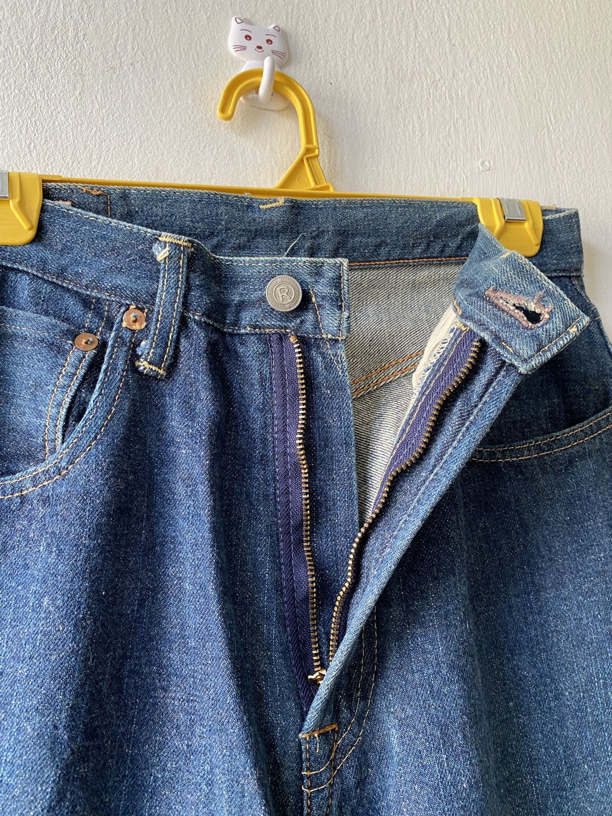Japanese Vintage 45RPM Indigo Blue Denim