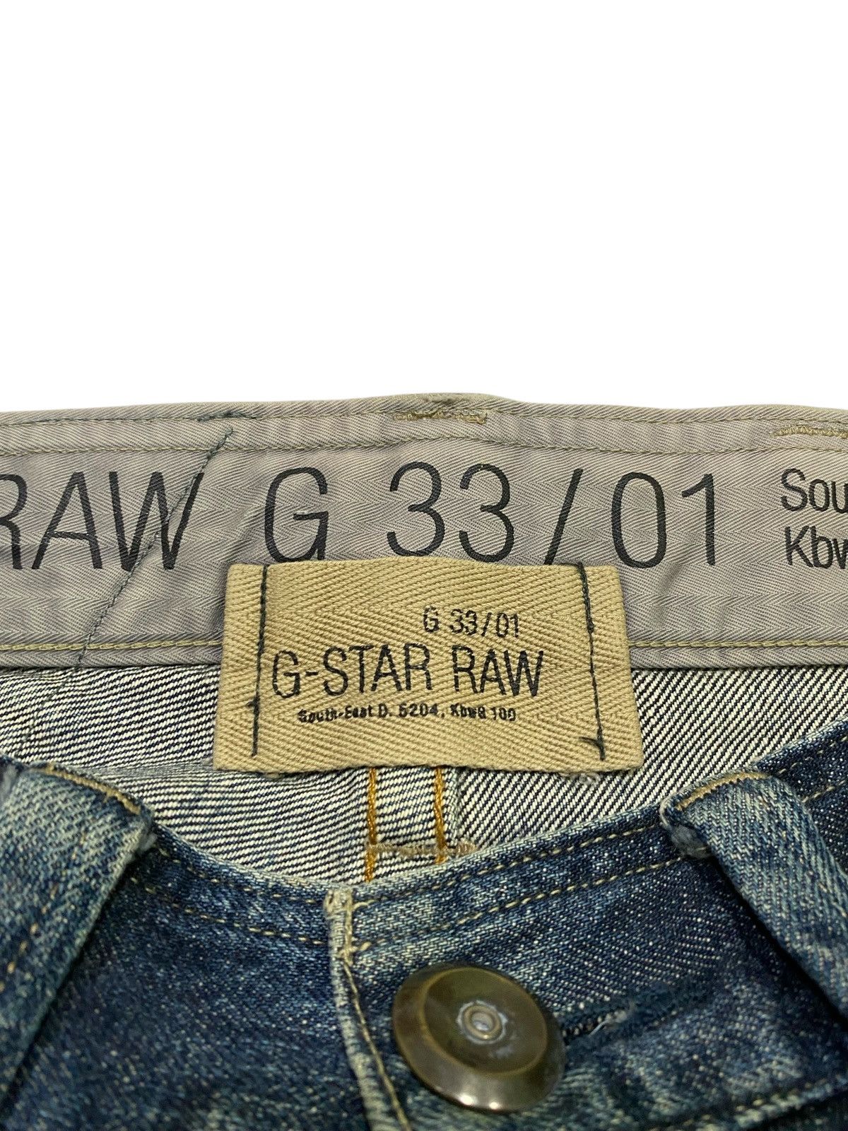 G-Star Japanese brand X G Star Raw streetwear jeans Size US 30 / EU 46 - 11 Thumbnail