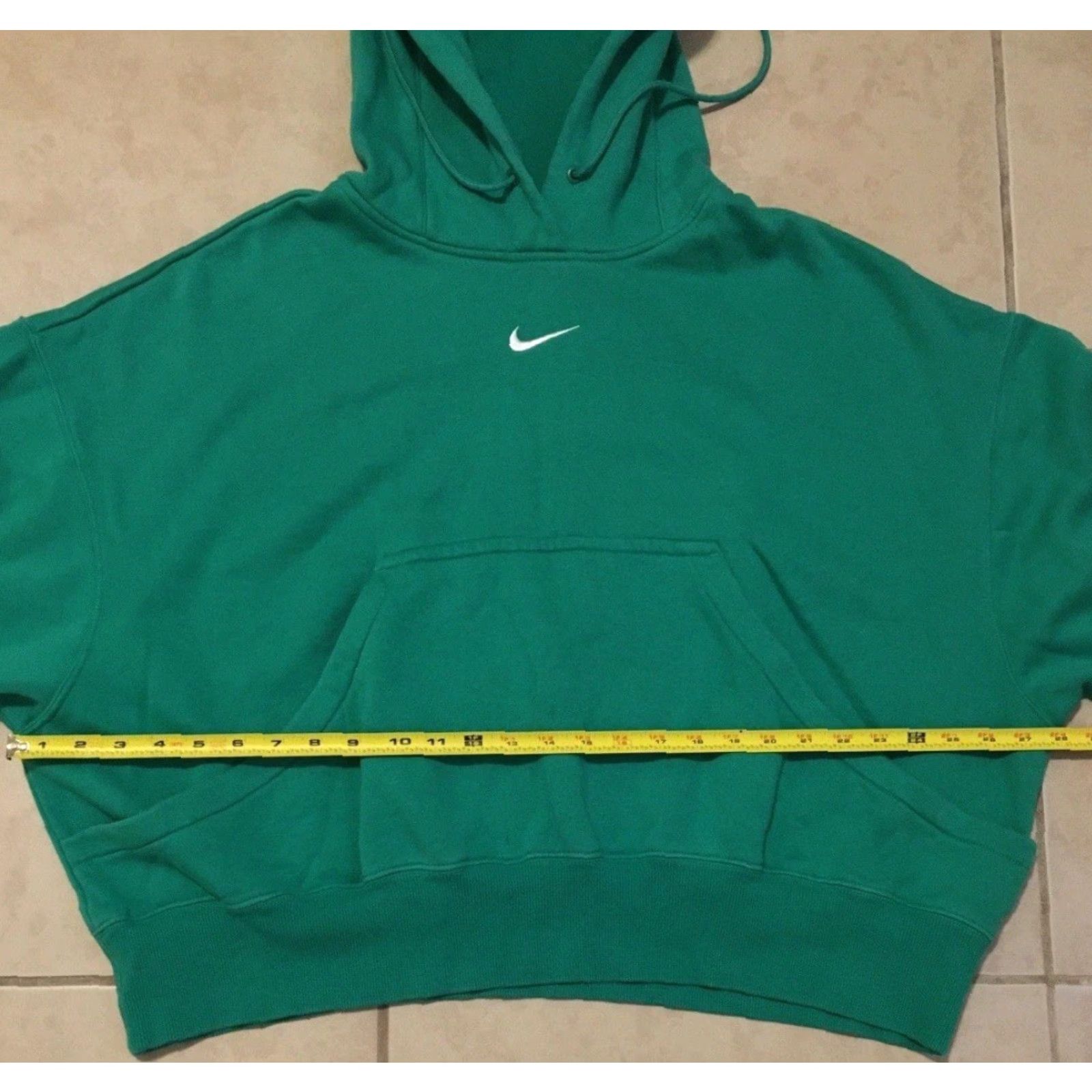 Nike VINTAGE Nike Center Swoosh Oversized Boxy Hoodie M Womens Green 90s Grunge Travis Scott Nike ACG Sweatshirt 80s 90s Retro Basketball Pullover Size M / US 6-8 / IT 42-44 - 6 Thumbnail