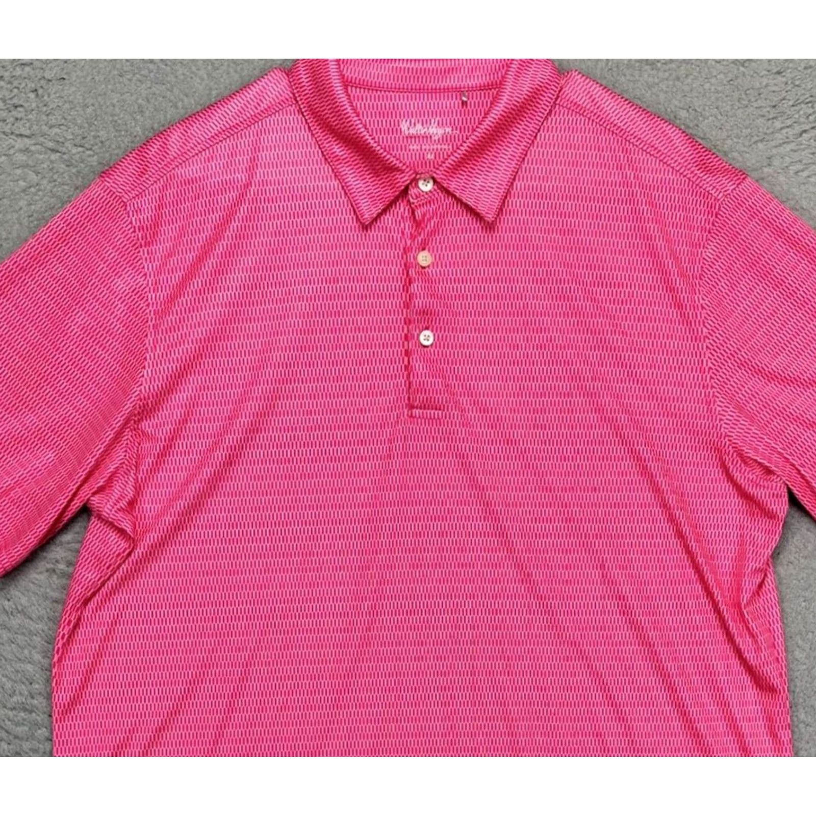 Vintage VINTAGE Walter Hagen Shirt Mens XL Pink Birdseye Golf Polo Athletic Short Sleeve Rugby Size US XL / EU 56 / 4 - 2 Thumbnail