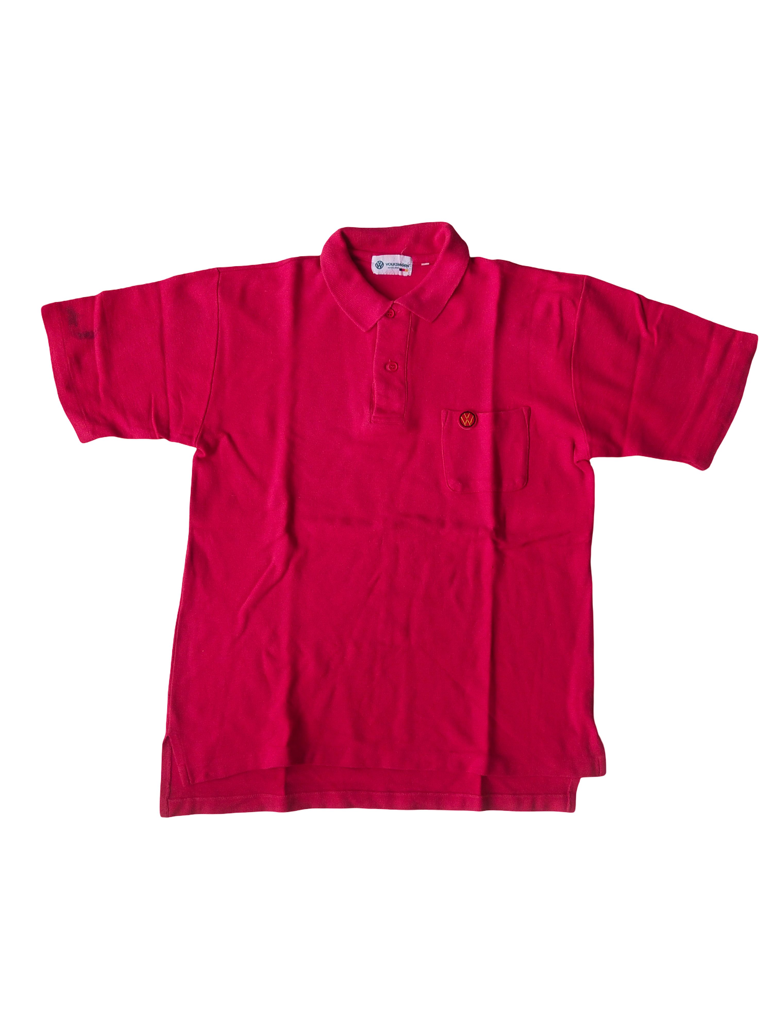 Gear for Sports Vintage 90s Volkswagen Motor Sport Polo Shirt Red Size US M / EU 48-50 / 2 - 1 Thumbnail