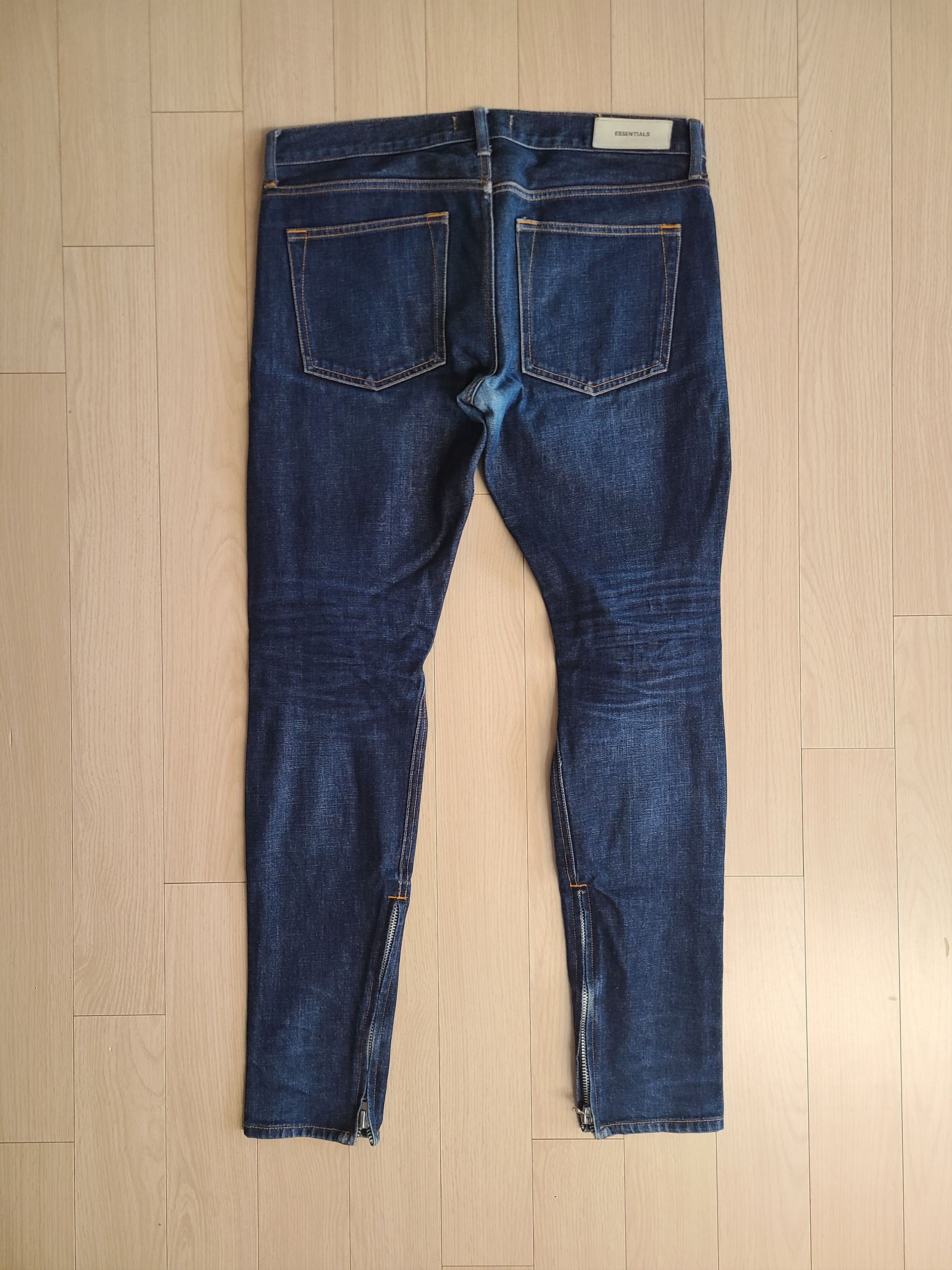 Fear of God Essentials Zip Denim Size US 32 / EU 48 - 2 Thumbnail
