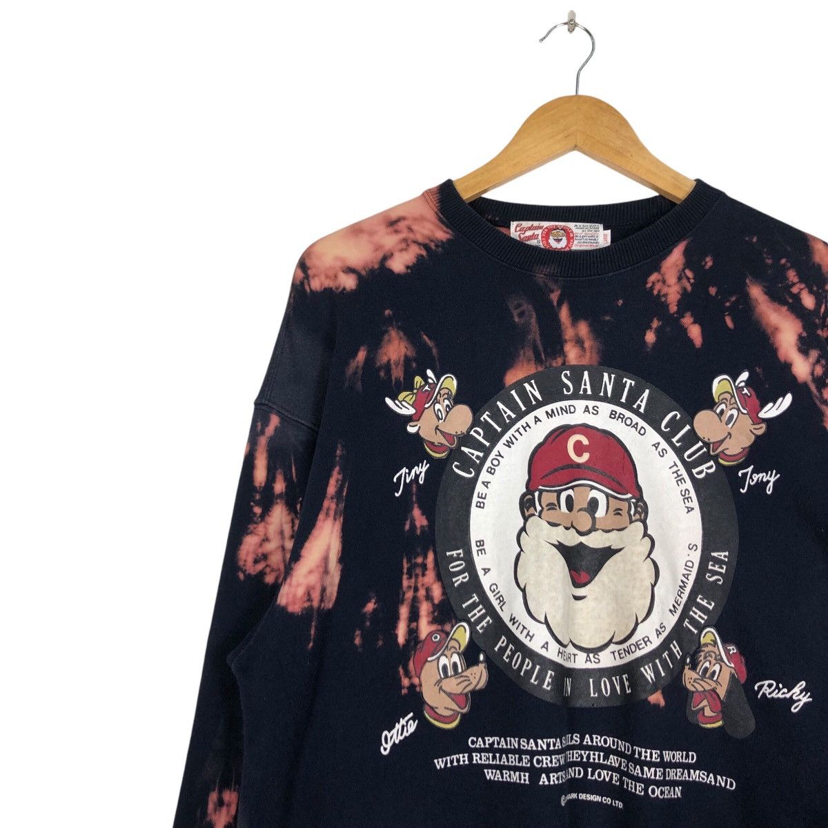 Japanese Brand Vintage Captain Santa Sweatshirt Tye Dye Medium Japanese Size US M / EU 48-50 / 2 - 6 Thumbnail