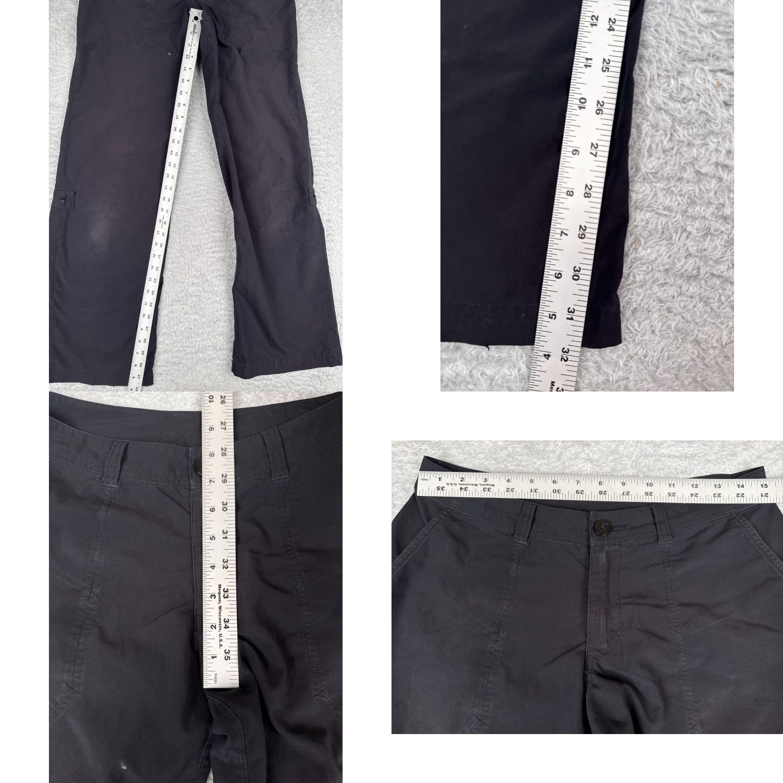 Patagonia Patagonia Pants Women 4 Black Straight Leg Pants Hiking Activewear Casual Nylon Polyester Blend Size 27" / US 4 / IT 40 - 8 Thumbnail