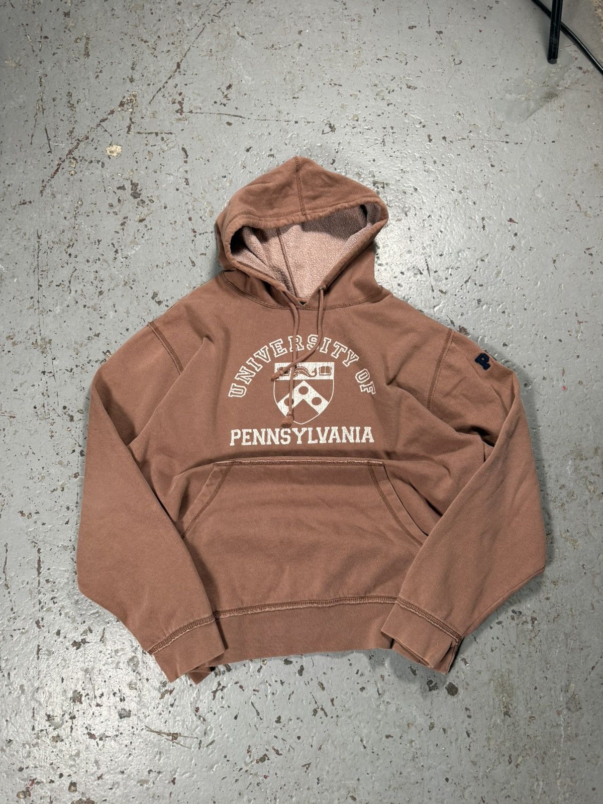 Other Vintage Sun faded Mocha Pensilvania State College Hoodie Size US XL / EU 56 / 4 - 1 Thumbnail