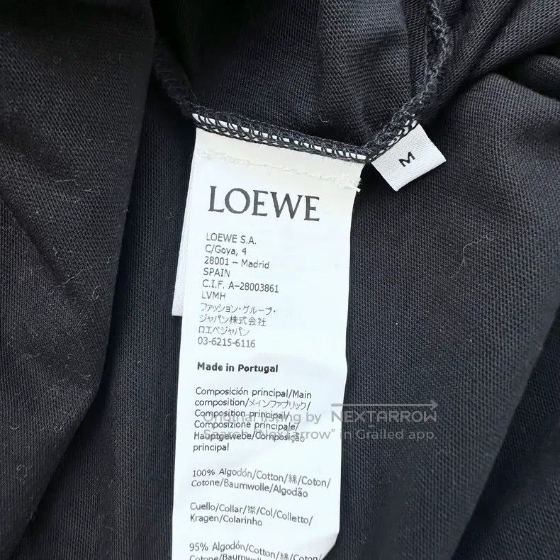 Loewe Loewe Black T-shirt Size M / US 6-8 / IT 42-44 - 3 Thumbnail