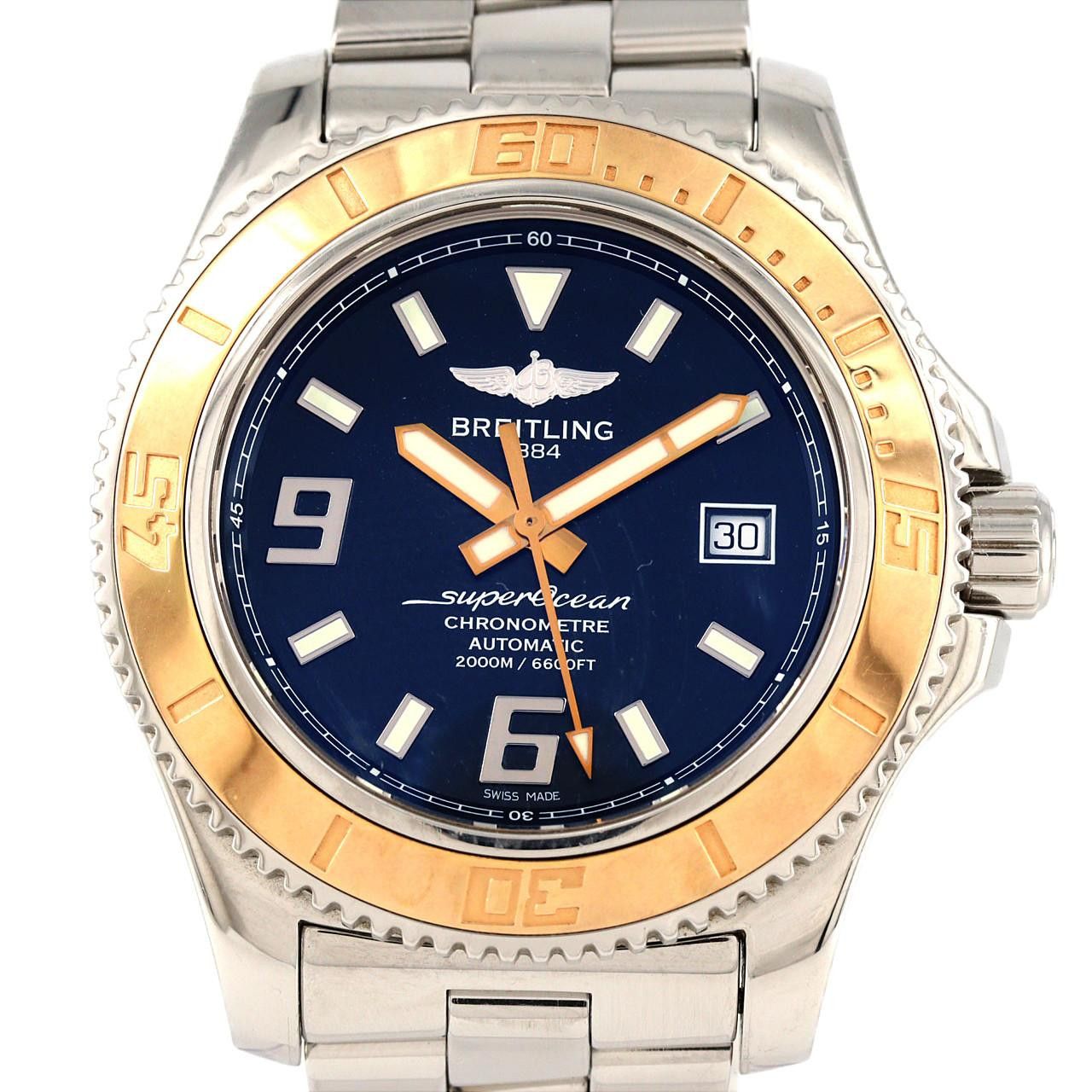 Breitling Breitling Breitling Superocean 44 Stainless Steel Pink Gold Metal Automatic C17391/C189B77PRS DUTY FREE for USA Size ONE SIZE - 1 Thumbnail