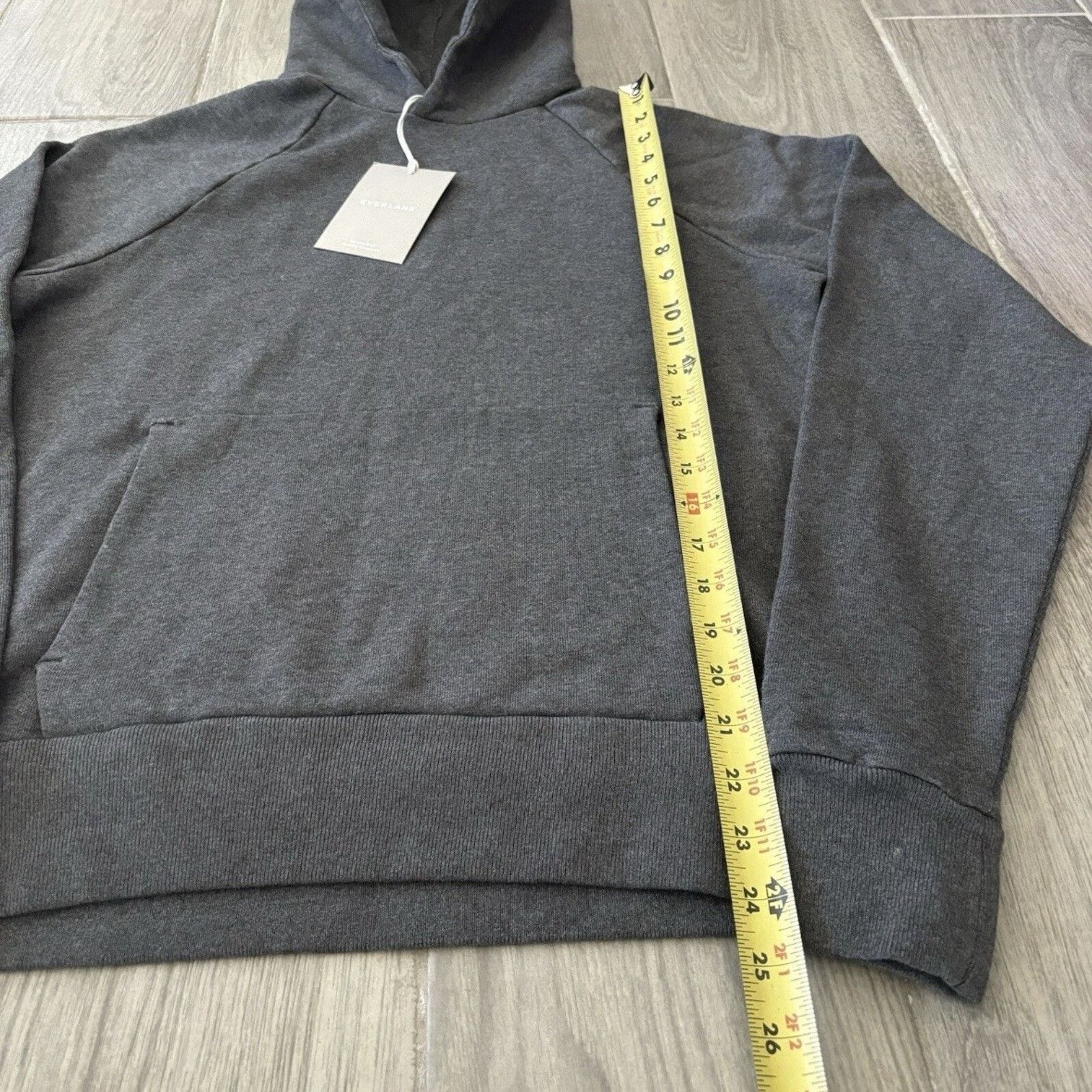 Everlane NWT Everlane Organic Cotton Track Hoodie Heather Gray Small Size US S / EU 44-46 / 1 - 8 Thumbnail