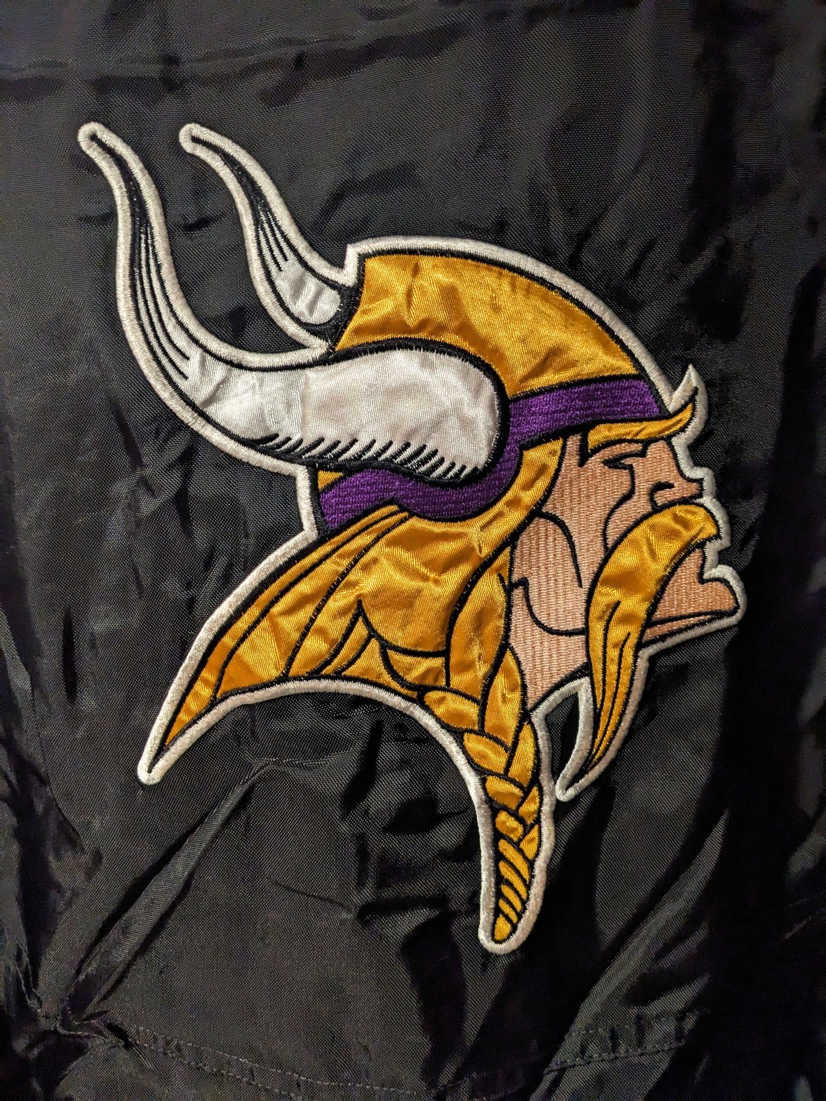 NFL × Vintage Vintage Y2K Minnesota Vikings NFL Football Reversible Jacket Size US XL / EU 56 / 4 - 2 Thumbnail
