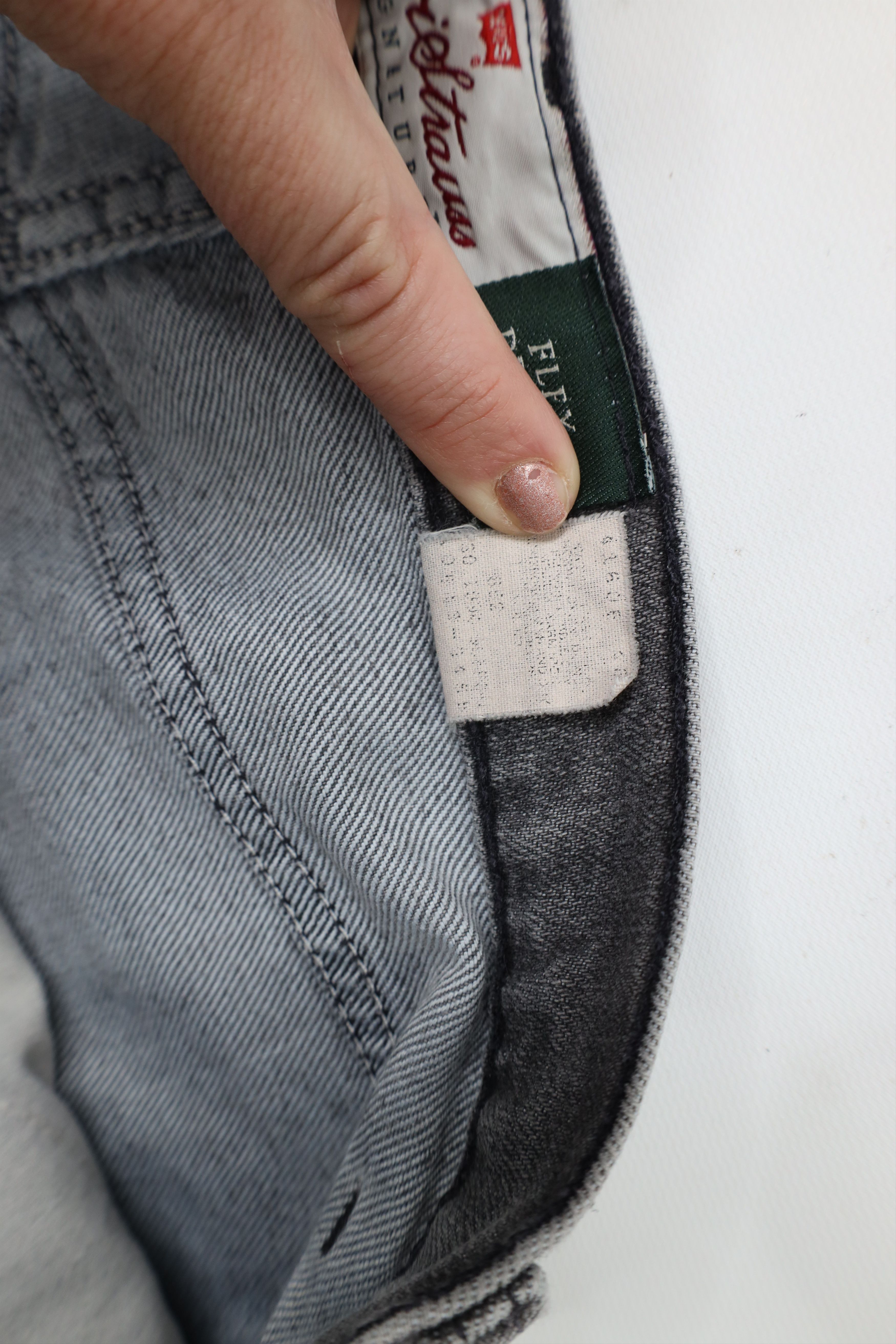 Levi's × Vintage Vintage 90s Levis 540 Relaxed Fit Flex Denim Jeans Black USA Size US 36 / EU 52 - 11 Thumbnail