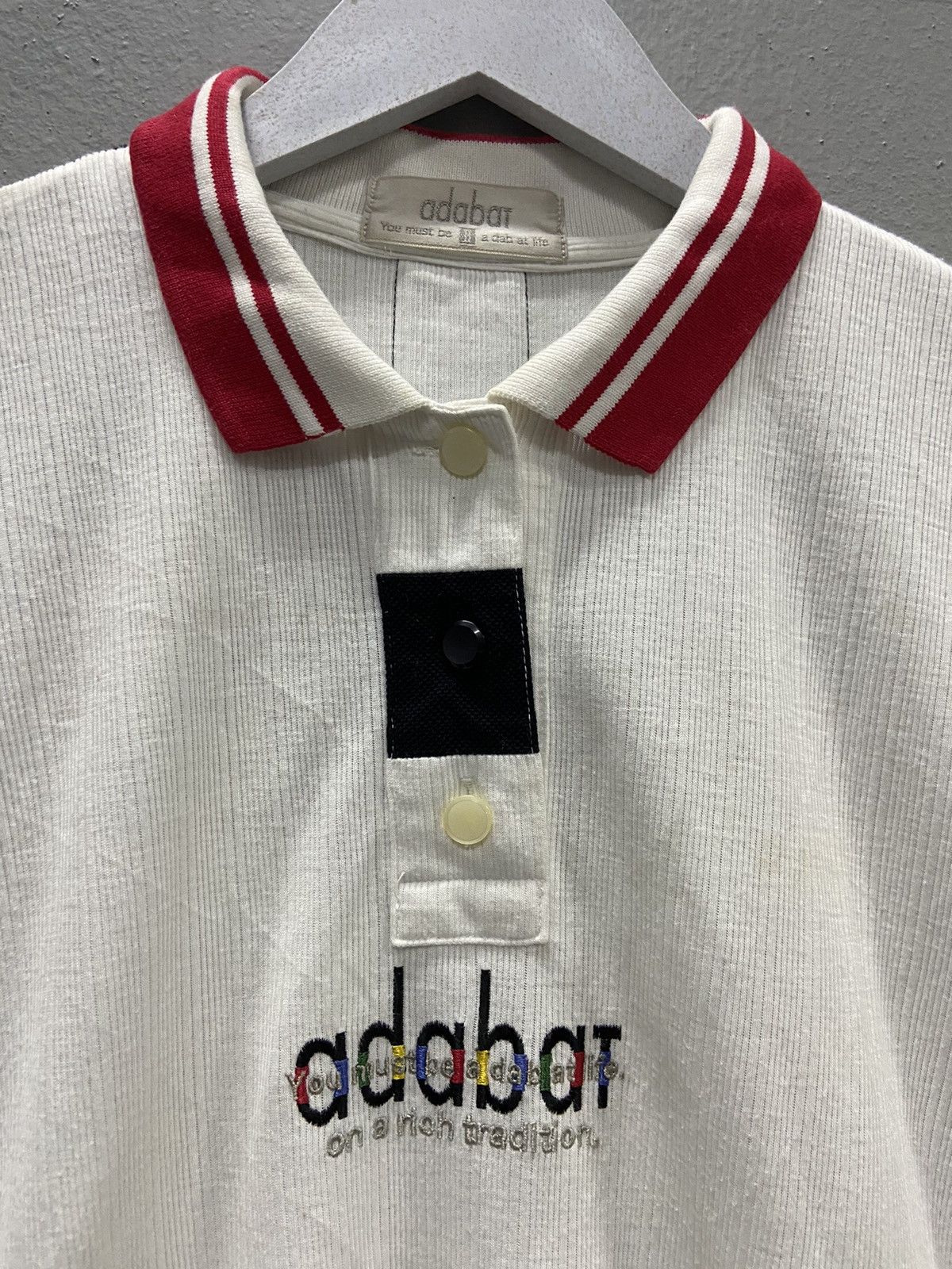 Vintage VINTAGE ADABAT STYLE POLO THREE BUTTONS SHIRT Size US L / EU 52-54 / 3 - 3 Thumbnail