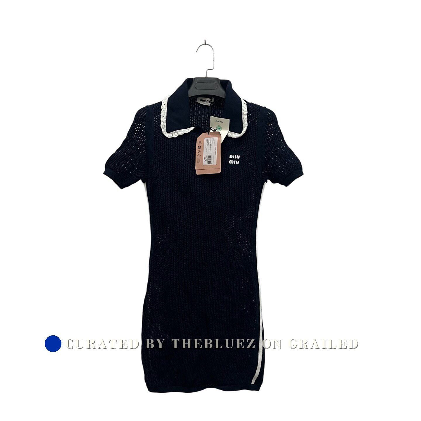 Miu Miu Miumiu Knit Ruffle Dress Size S / US 4 / IT 40 - 1 Thumbnail