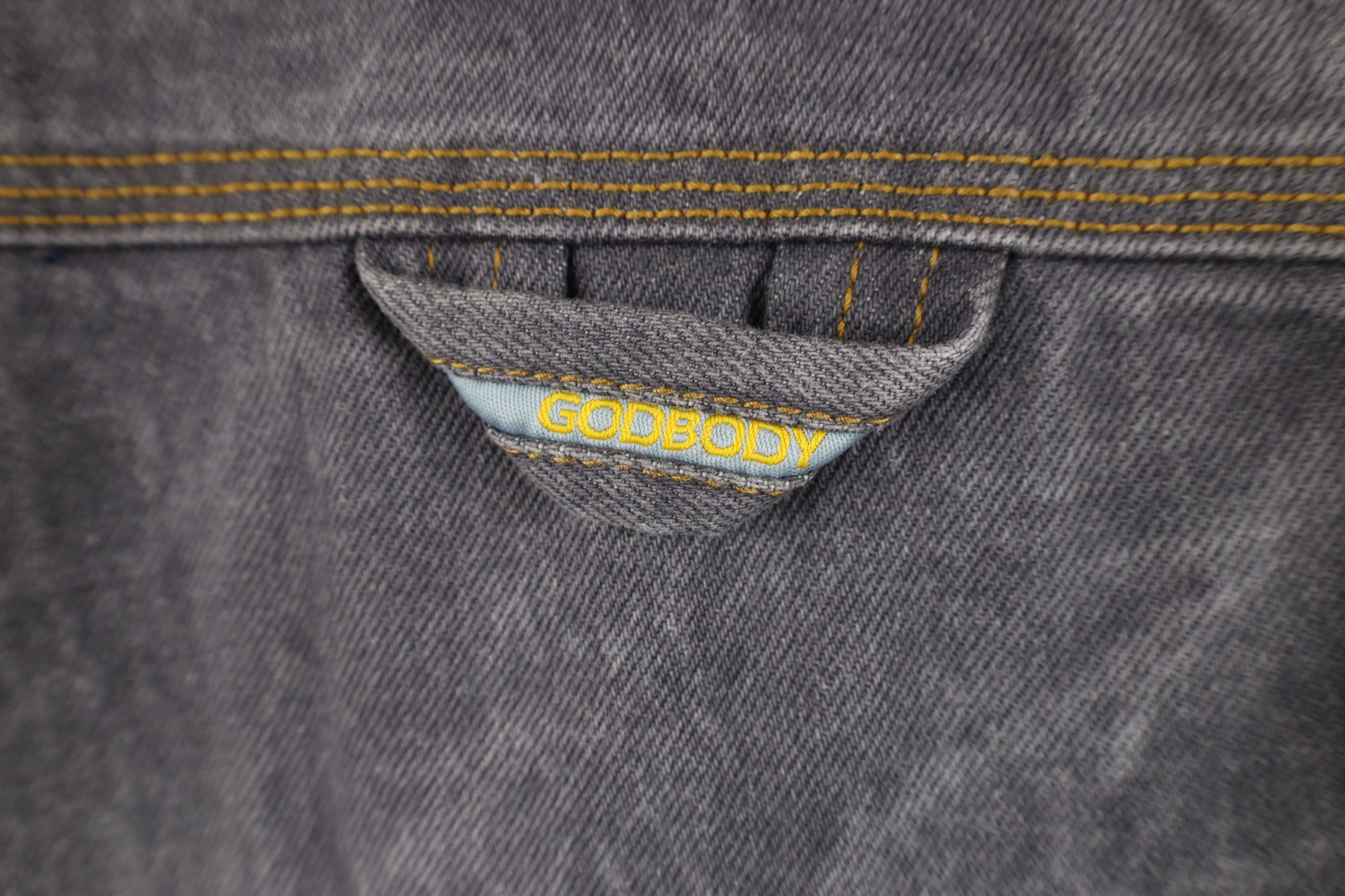 Vintage Vintage 90s Y2K Streetwear Fit Denim Trucker Jacket Gray Size US M / EU 48-50 / 2 - 11 Thumbnail