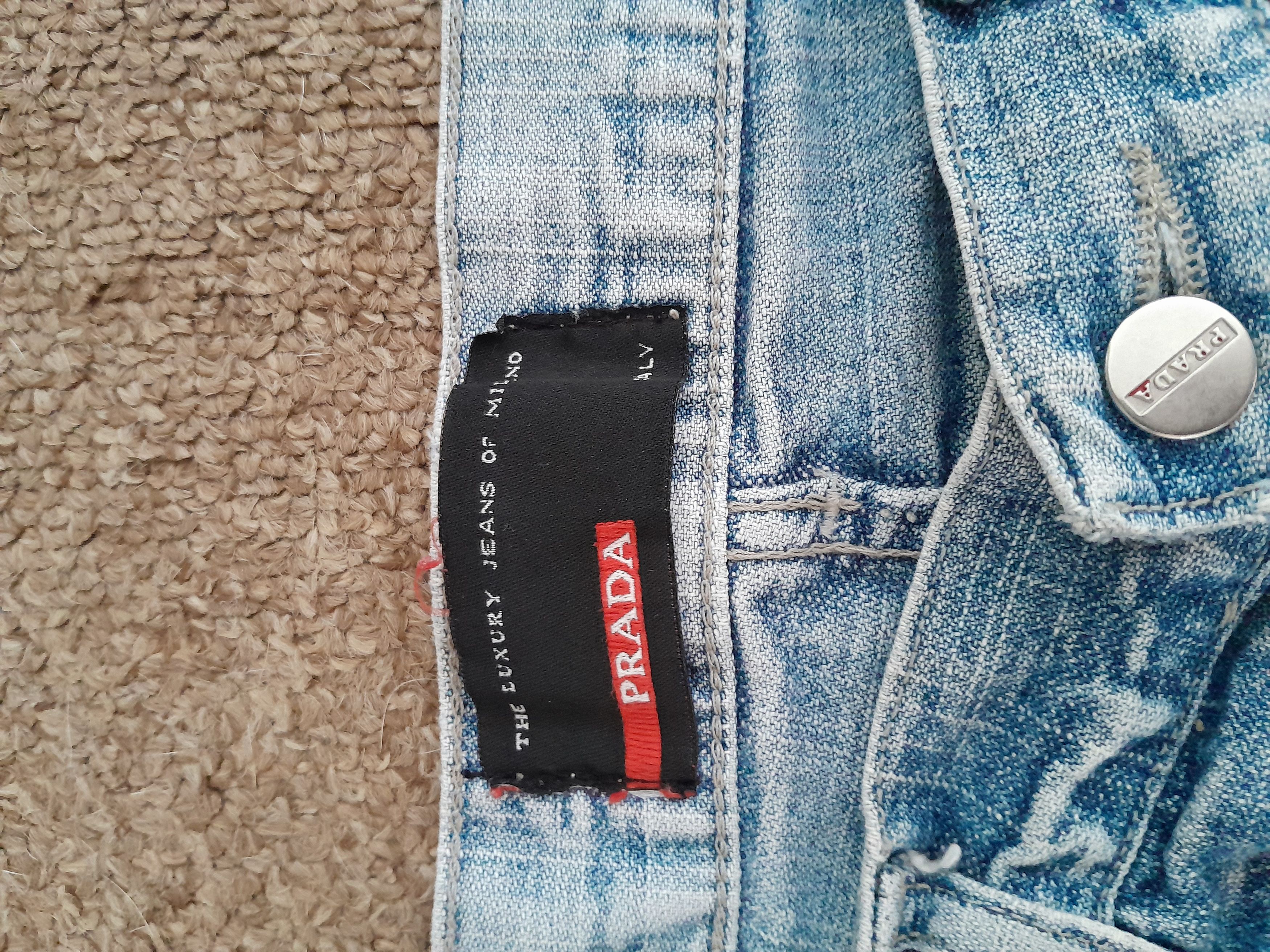 Prada Prada denim flared fit distressed washed Size US 36 / EU 52 - 2 Thumbnail