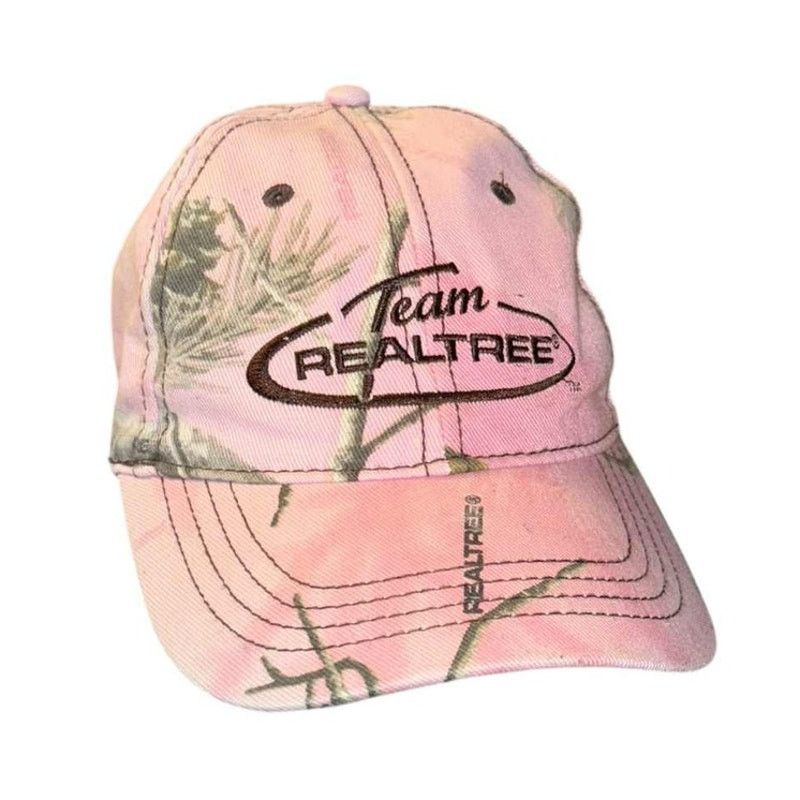 Realtree Realtree Pink Camouflage Camo Trucker Hat Baseball Cap Size ONE SIZE - 4 Thumbnail