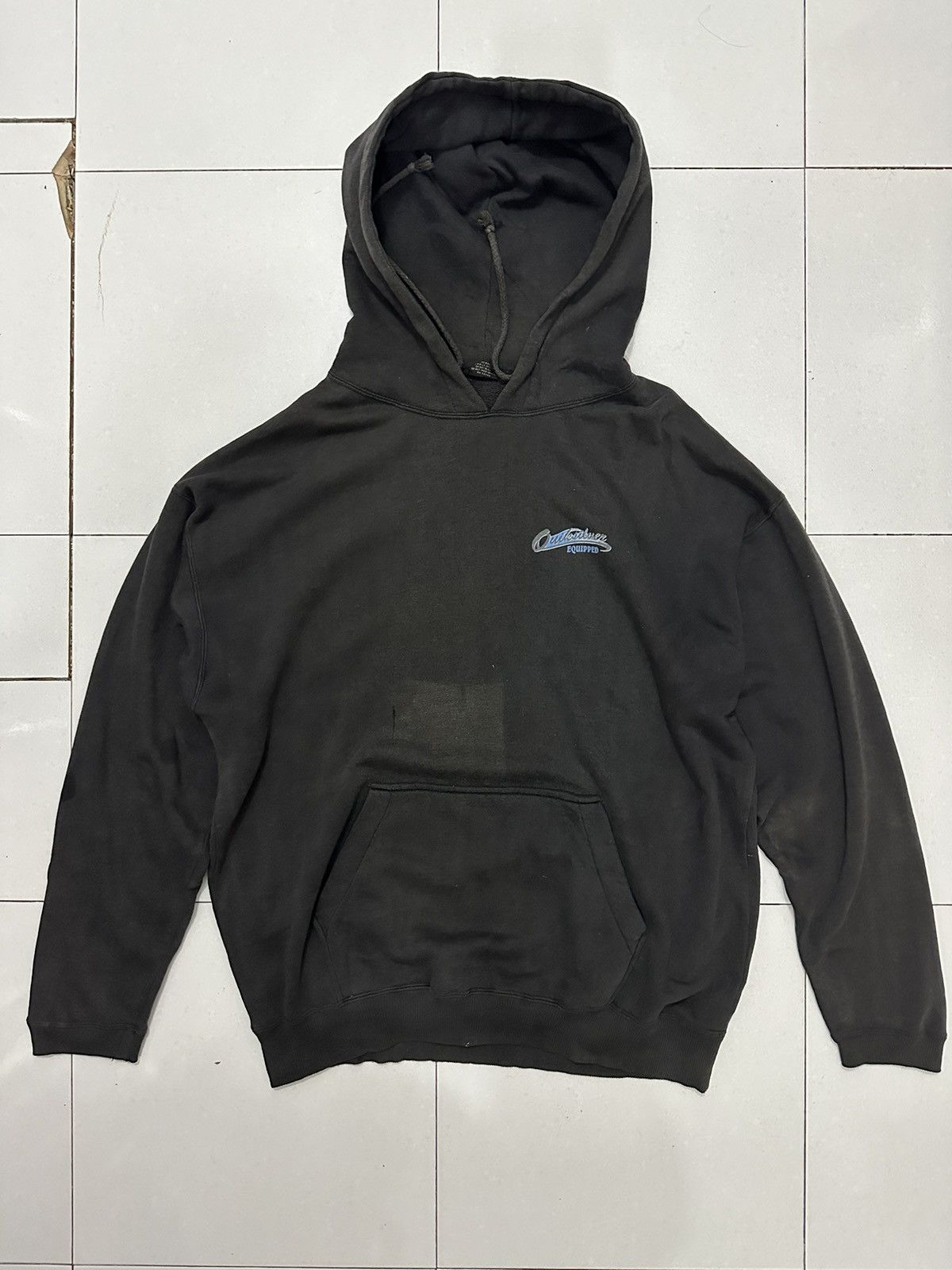 Quicksilver Y2K QUICKSILVER Distress Hoodies Size US XL / EU 56 / 4 - 5 Thumbnail