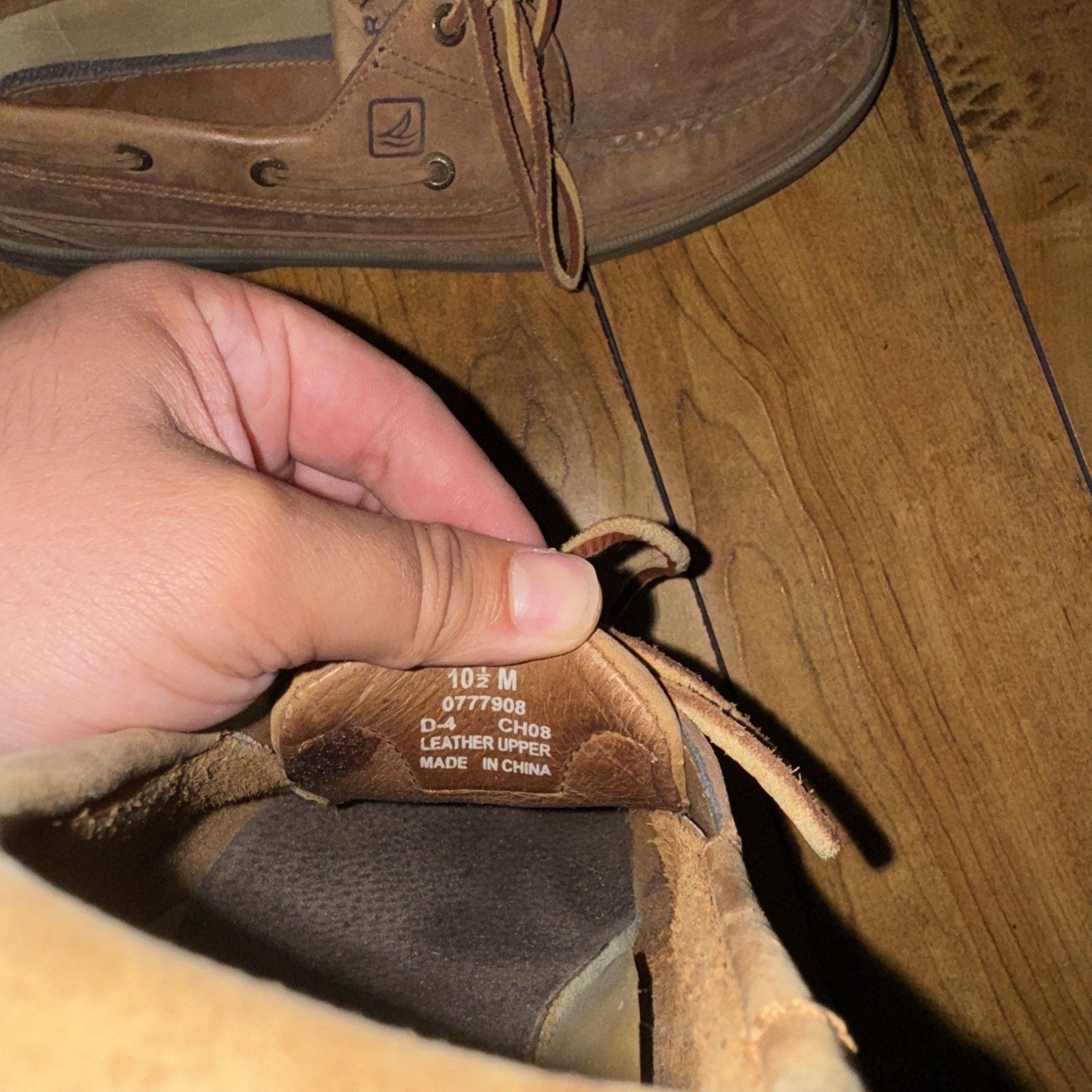 Sperry × Vintage Sperry Top Sider Brown Boat Shoes 10.5 Men Size US 10.5 / EU 43-44 - 6 Thumbnail