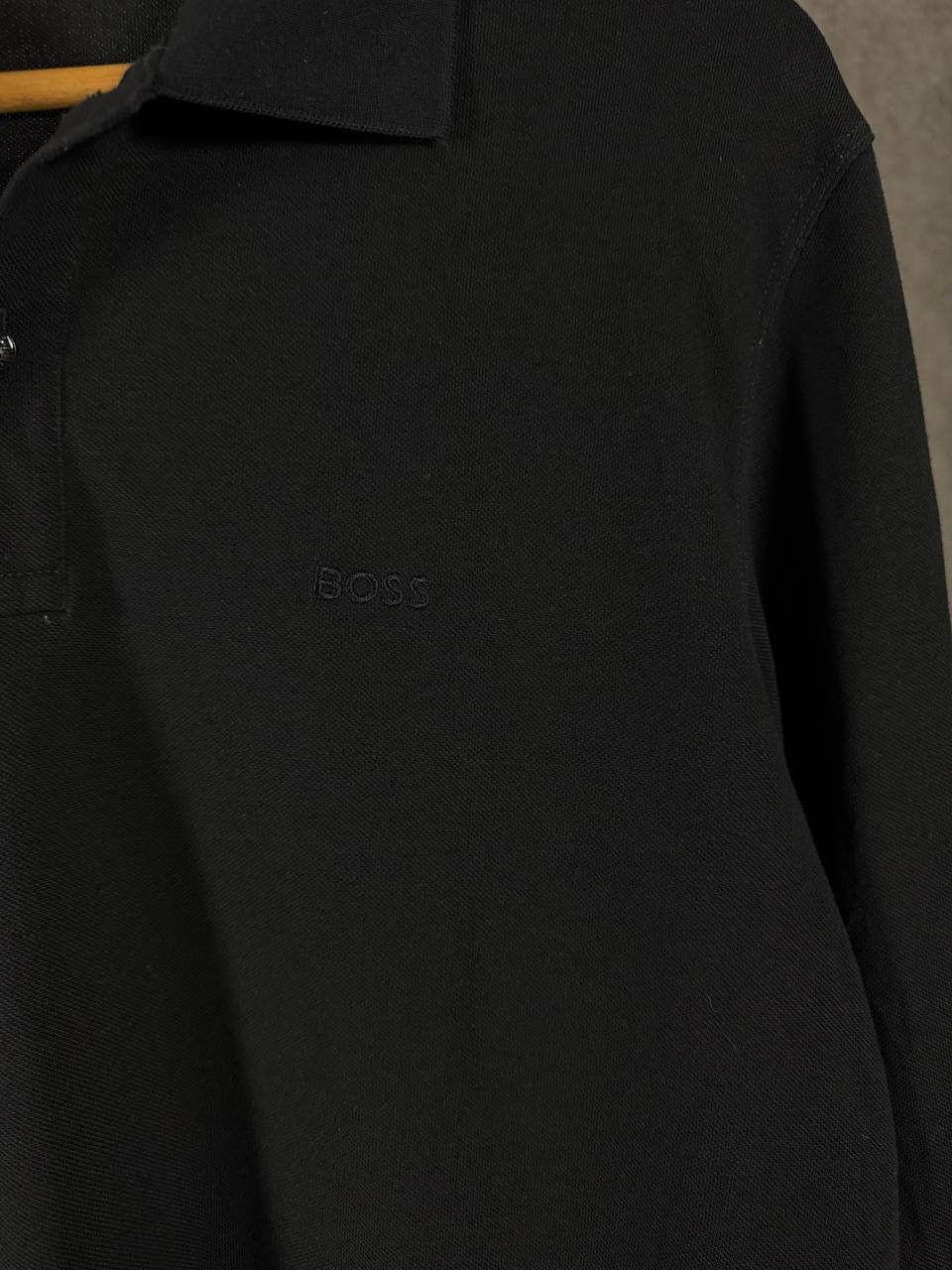 Hugo Boss Hugo Boss designer logo polo longsleeve Size US L / EU 52-54 / 3 - 3 Thumbnail