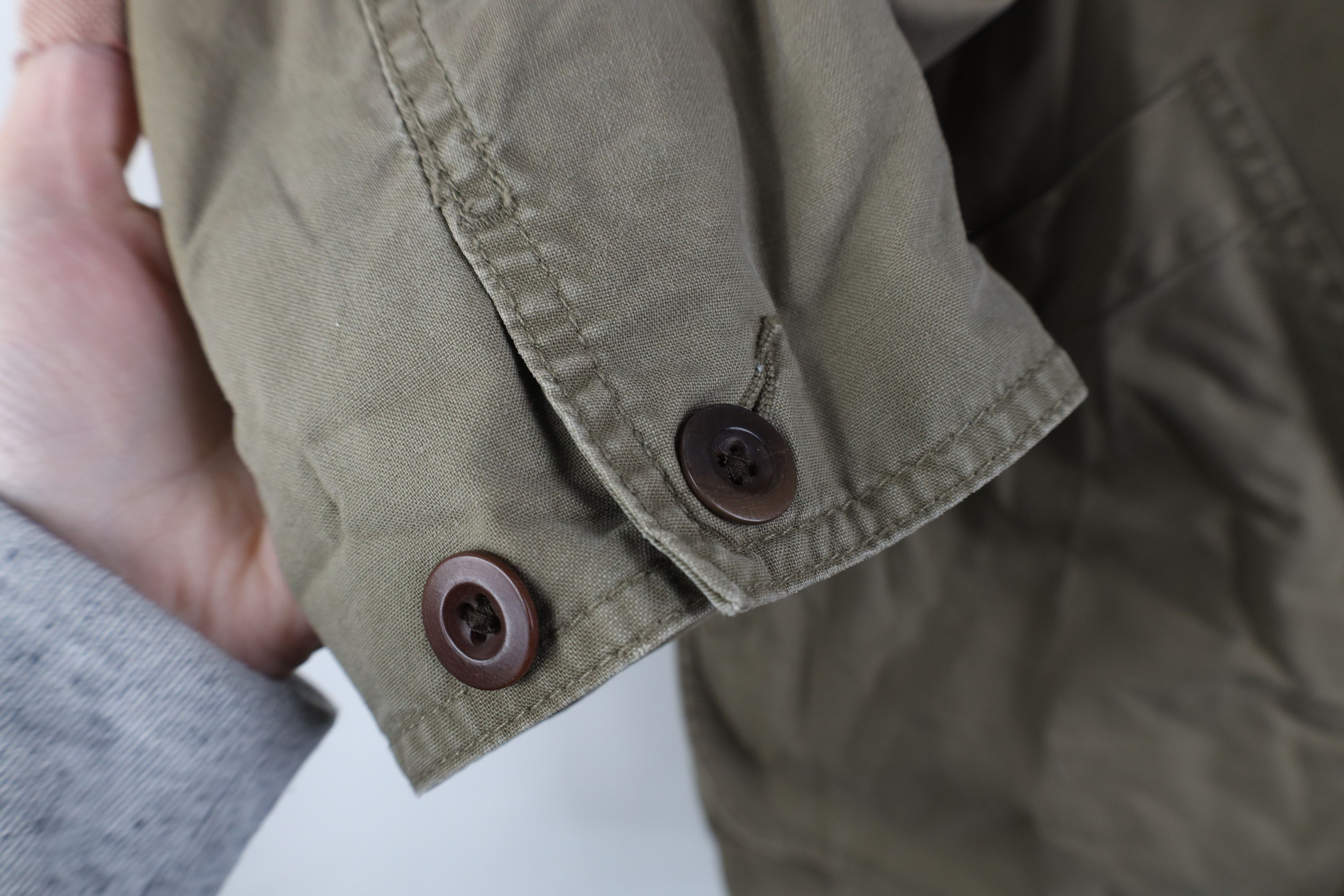 Banana Republic Vintage 90s Banana Republic Safari Chore Barn Jacket Beige Size US S / EU 44-46 / 1 - 7 Thumbnail