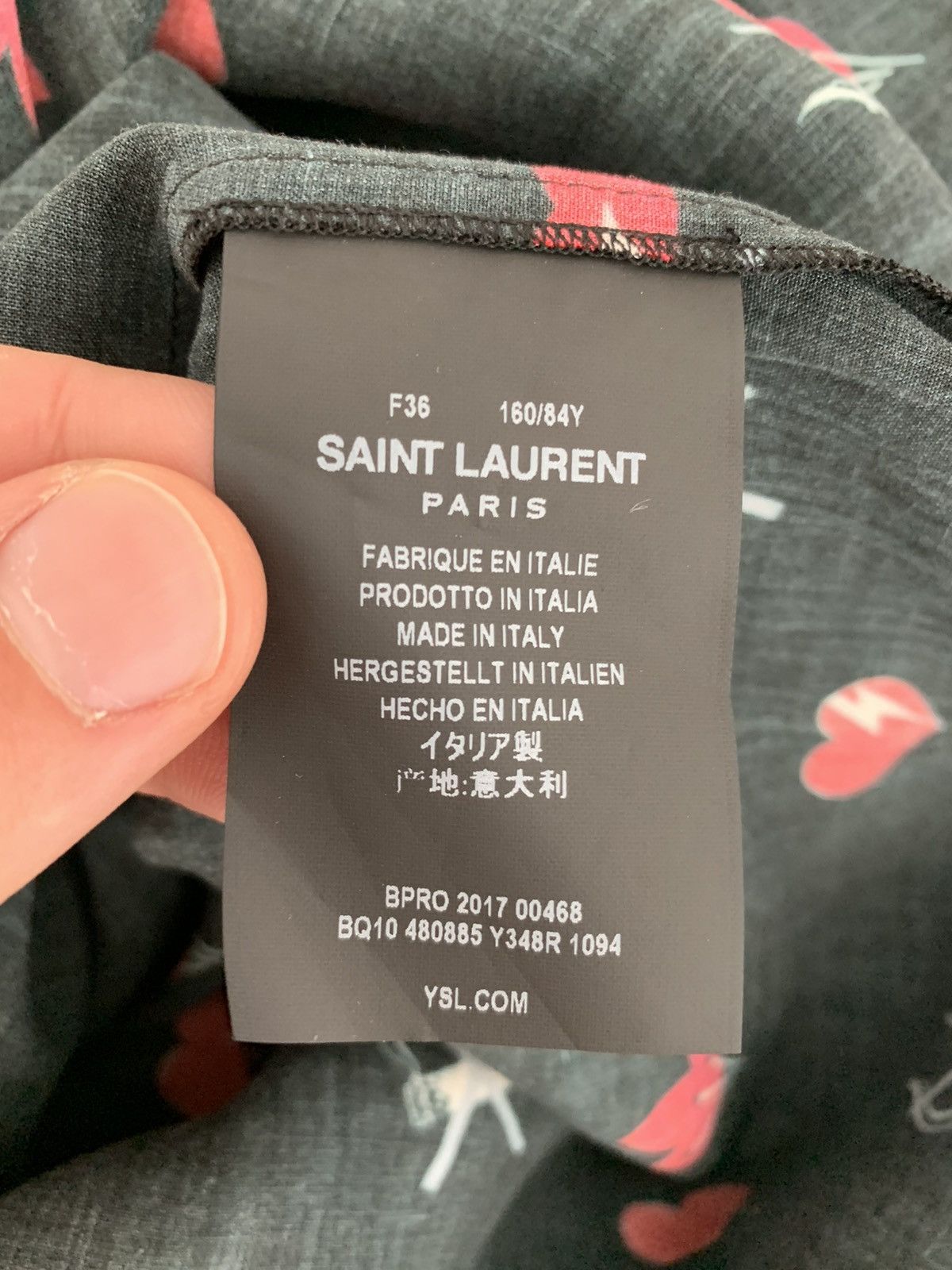 Yves Saint Laurent Saint Laurent Paris T-Shirt Size S / US 4 / IT 40 - 14 Thumbnail
