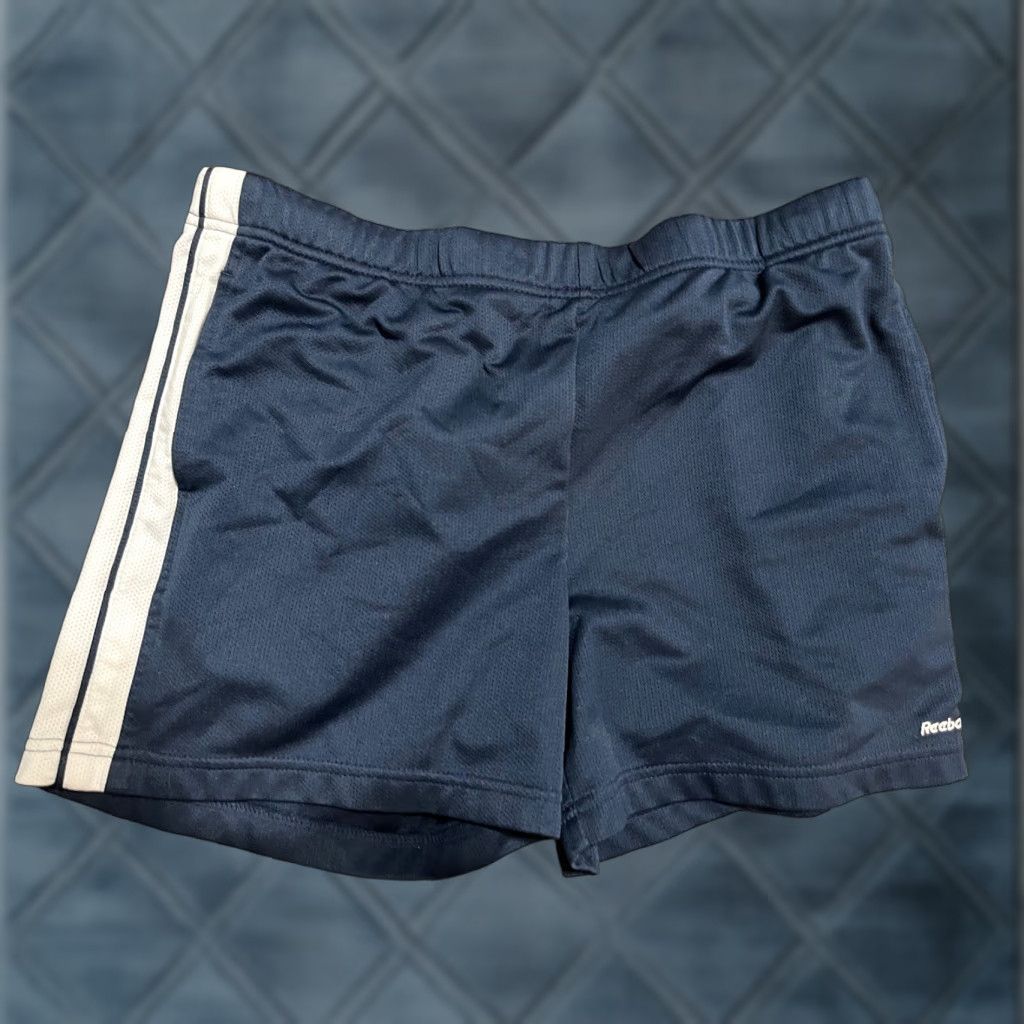 Reebok Reebok Shorts Men’s L Blue Polyester Running Gym Athletic Pockets Size US 33 - 1 Thumbnail