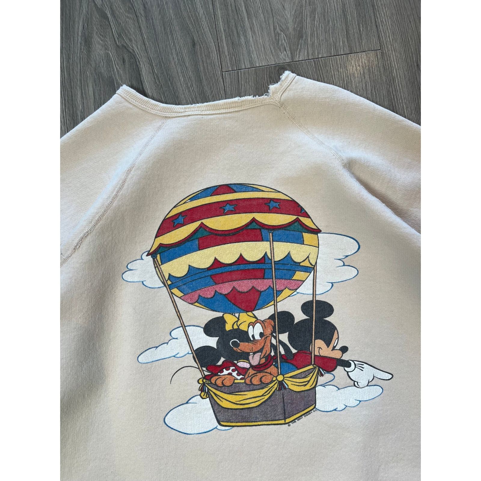 Disney 80s Walt Disney Mickey & Minnie Hot Air Balloon Crewneck S Size S / US 4 / IT 40 - 4 Thumbnail