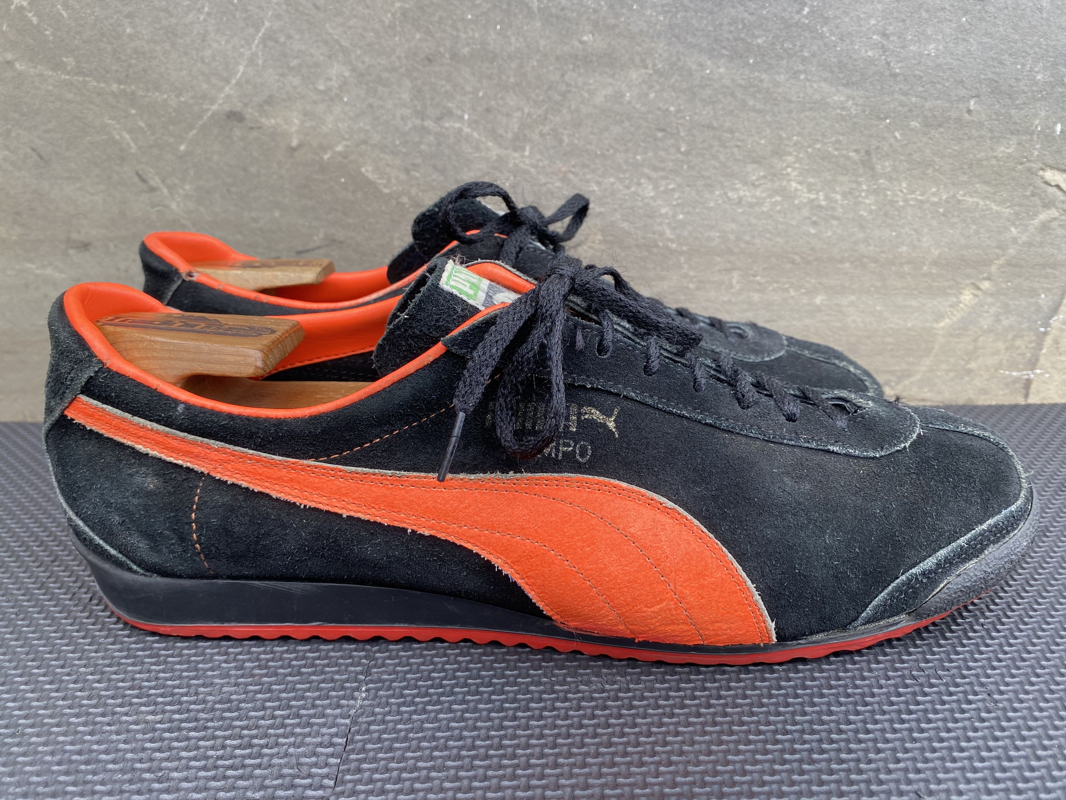 Puma × Vintage Puma RareTempo Suede BlackTrainers West Germany Vintage Size US 10 / EU 43 - 9 Thumbnail