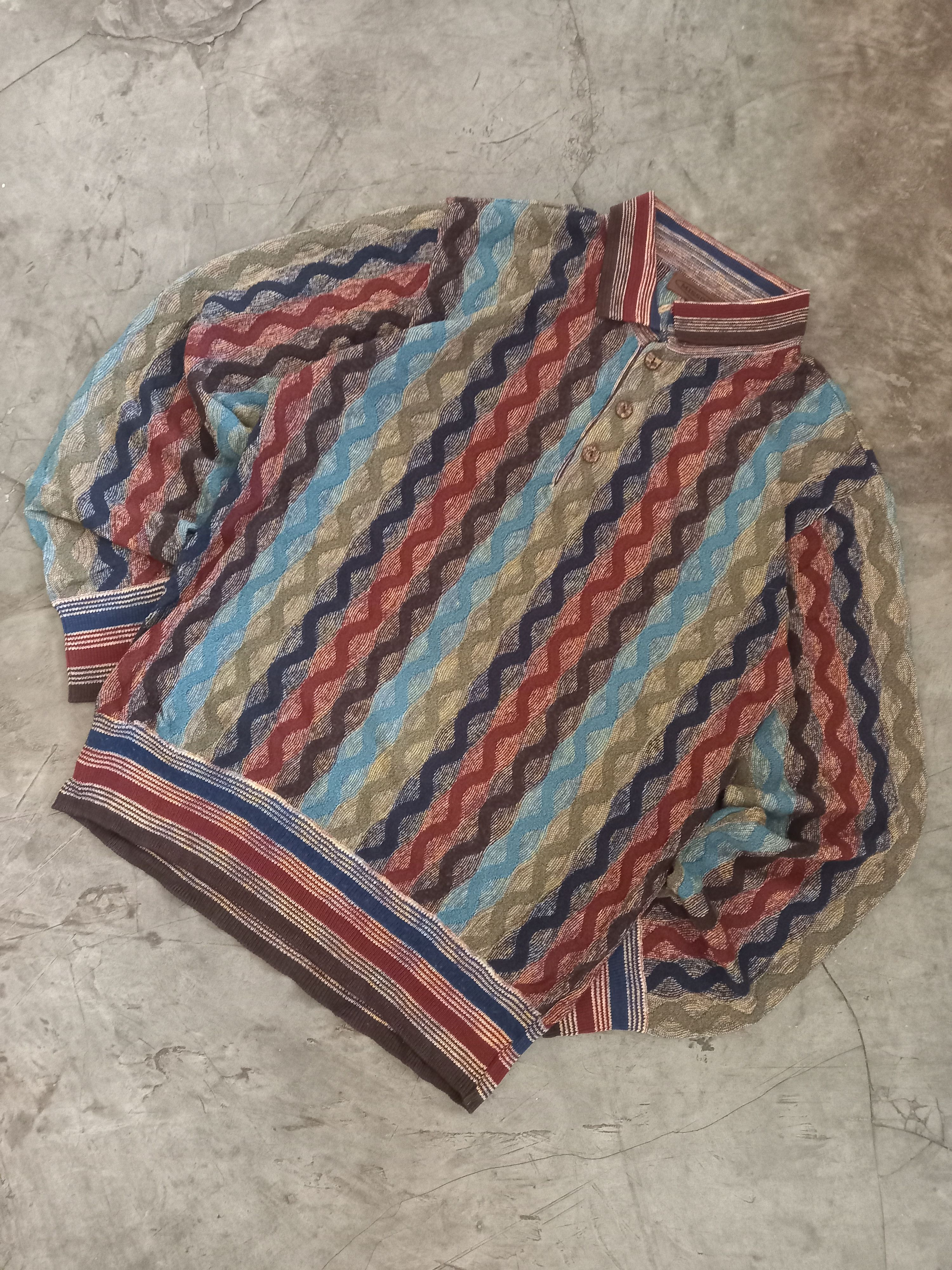 Missoni Vtg missoni knitwear 3D art Coogi Size US L / EU 52-54 / 3 - 1 Thumbnail
