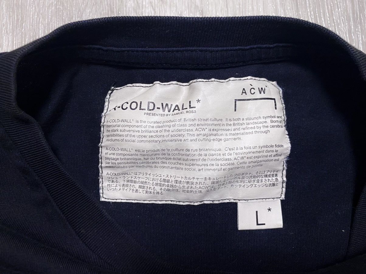 A-COLD-WALL* A-COLD-WALL ACW Samuel Ross Big Logo Black T-shirt Size US L / EU 52-54 / 3 - 10 Thumbnail
